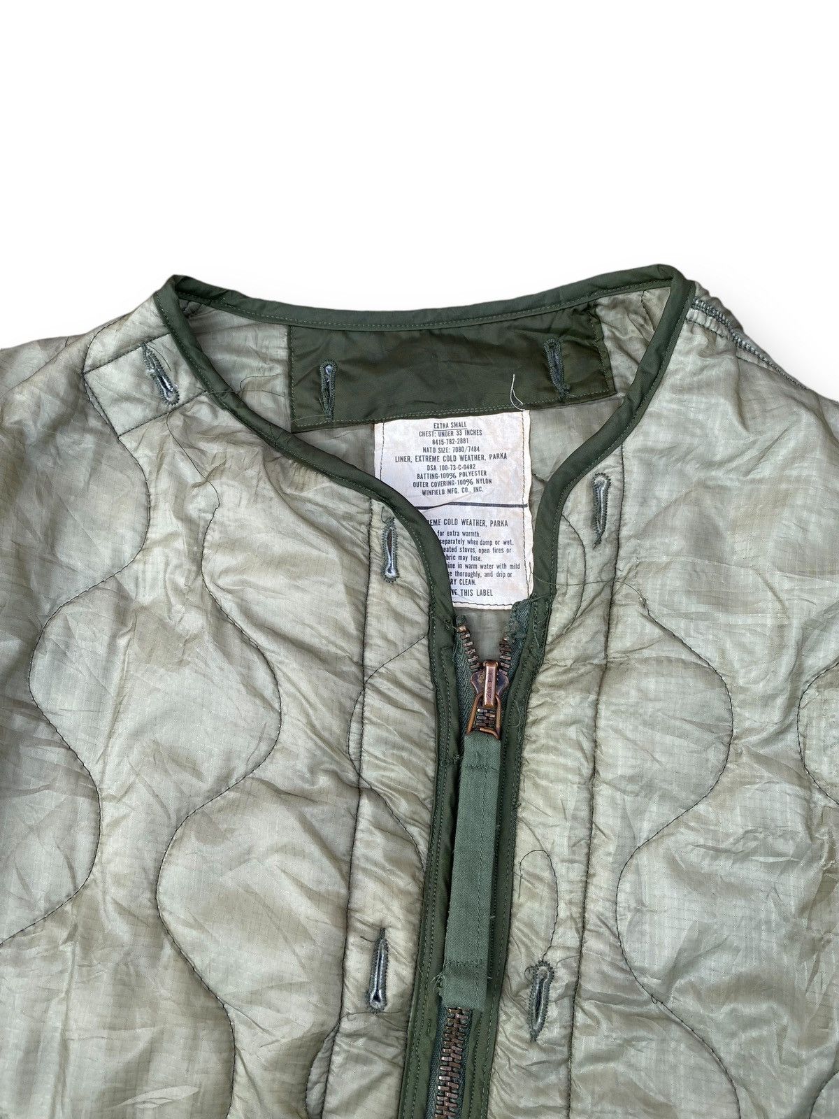 Vintage Vintage Army Military Light Parka Jacket. #D4 Size US XL / EU 56 / 4 - 2 Thumbnail