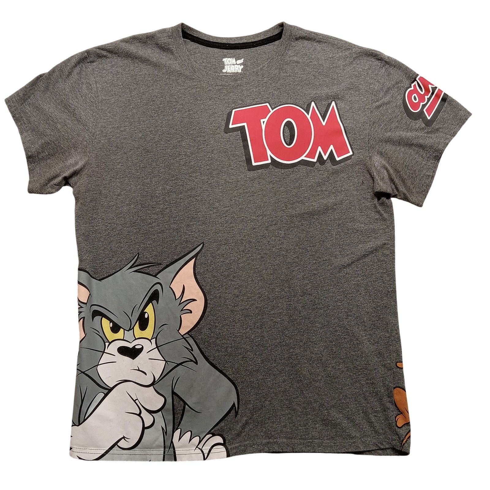 & Other Stories Tom And Jerry T-Shirt Men's L Cartoons Short Sleeve Grey Size US L / EU 52-54 / 3 - 1 Thumbnail