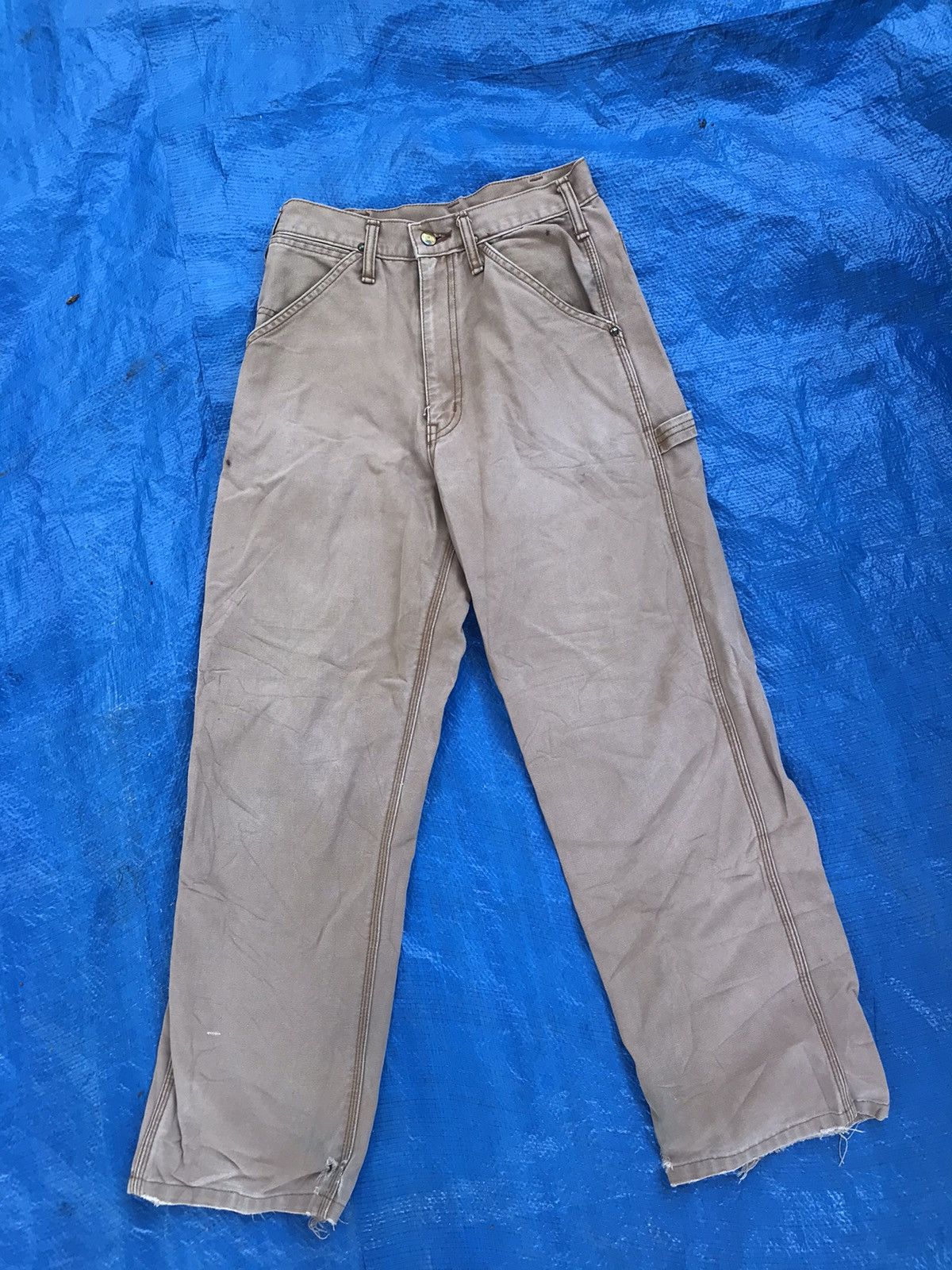 Carhartt × Edwin VINTAGE 80s EDWIN WORKWEAR PANTS Size US 28 / EU 44 - 3 Thumbnail