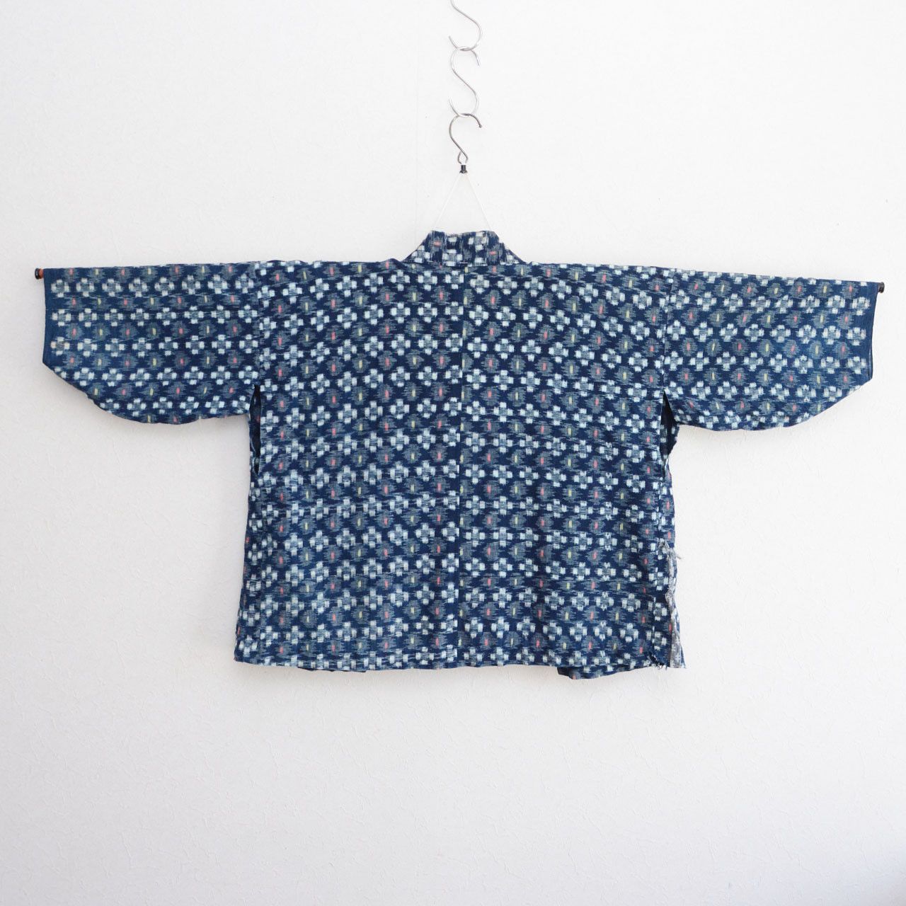 Other Vintage Japanese Noragi Jacket Indigo Kasuri Cotton Tenugui Size M / US 6-8 / IT 42-44 - 3 Thumbnail