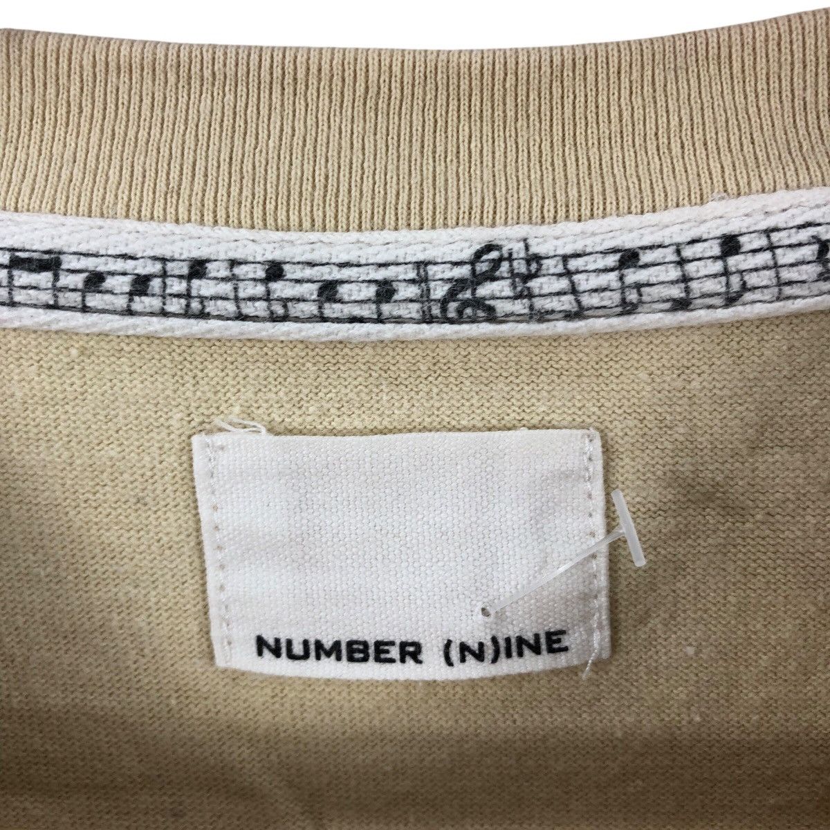 Japanese Brand NUMBER NINE STUDIOS Japan Plain Dirty T-Shirt