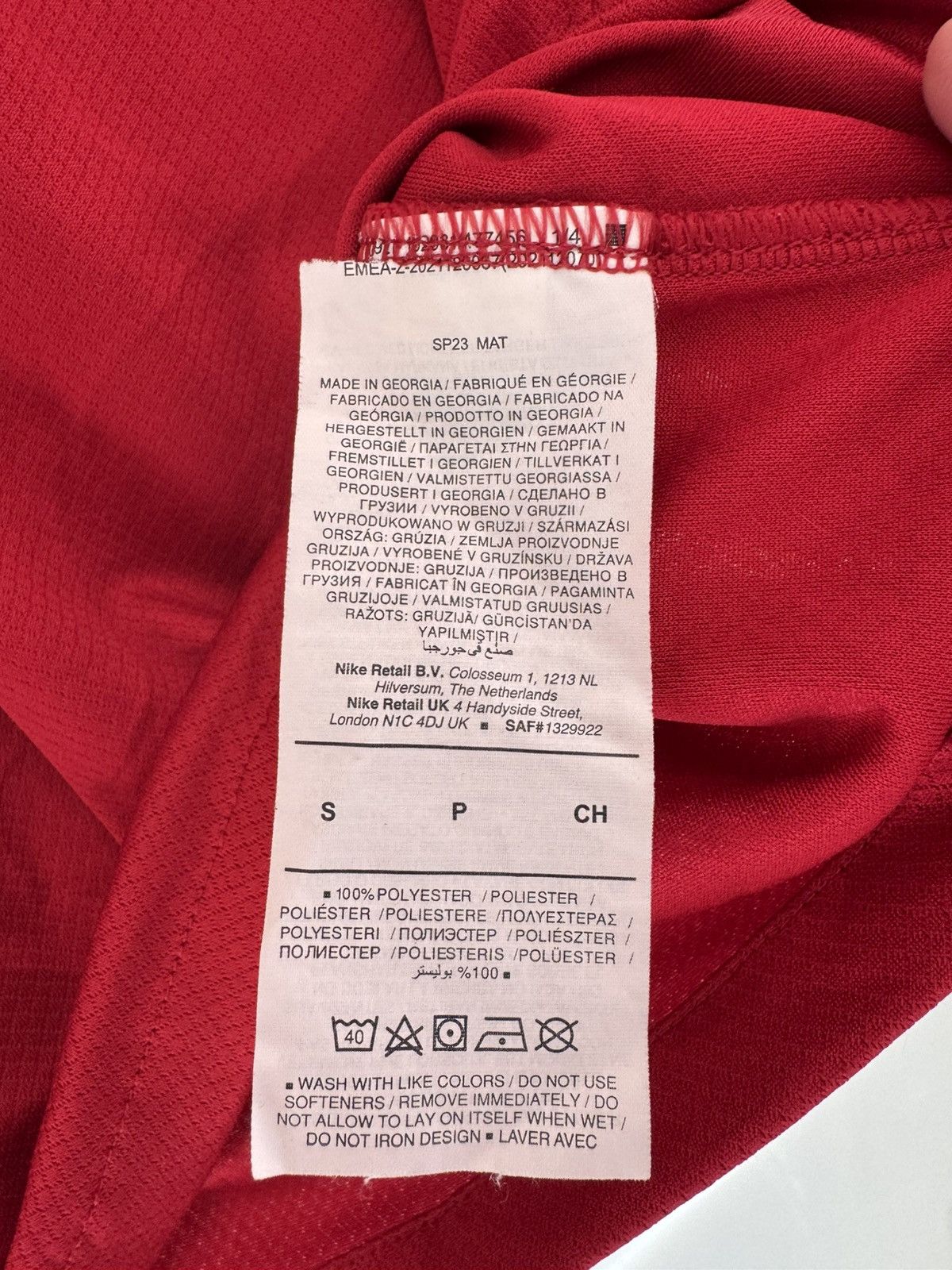 Nike Liverpool 2023-2024 Home Soccer Jersey Football Shirt Kit Size US S / EU 44-46 / 1 - 17 Thumbnail