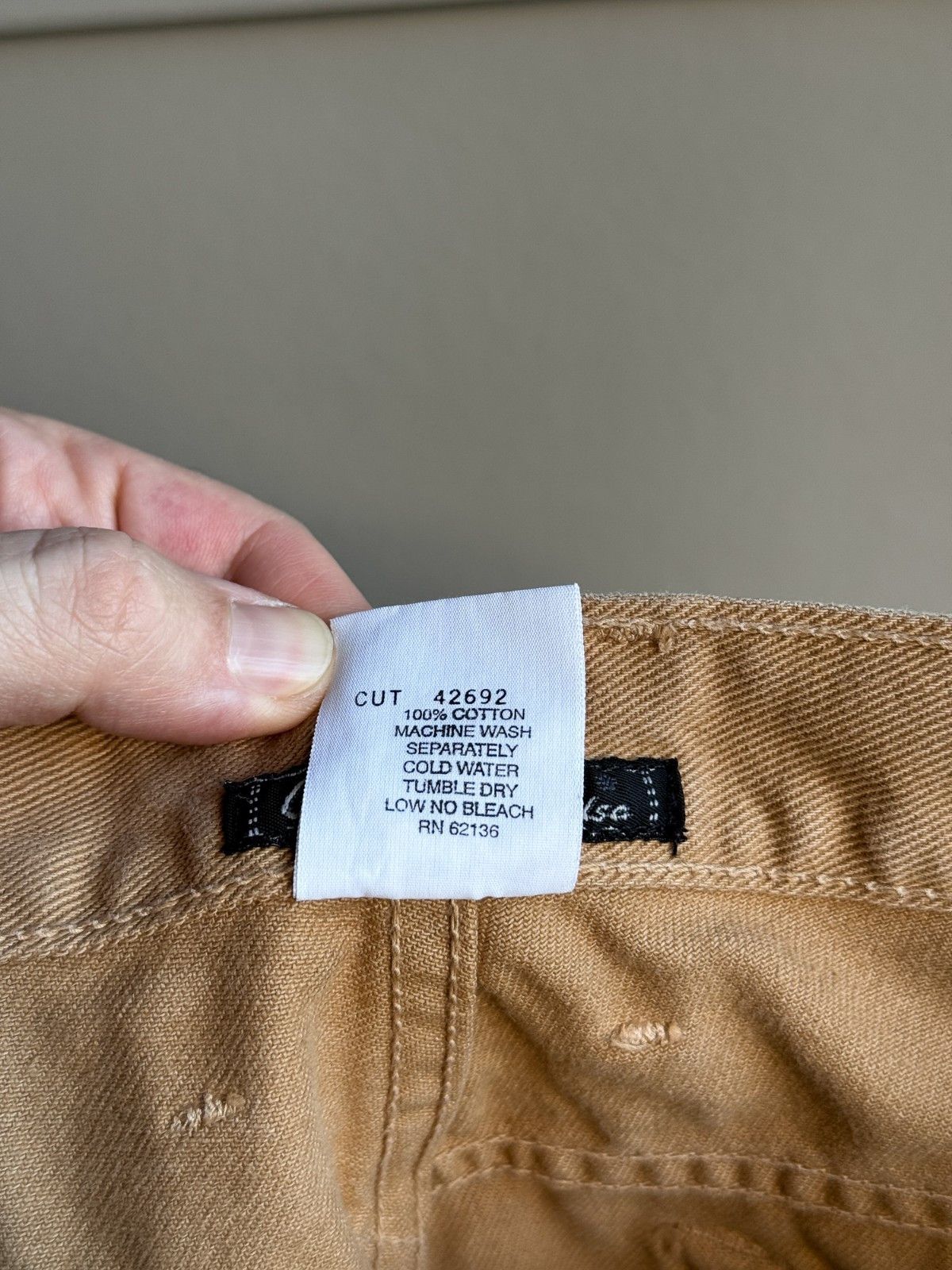 Guess Vintage 90s Guess USA Jeans Tan Brown Made in USA 31 Size US 31 - 5 Thumbnail