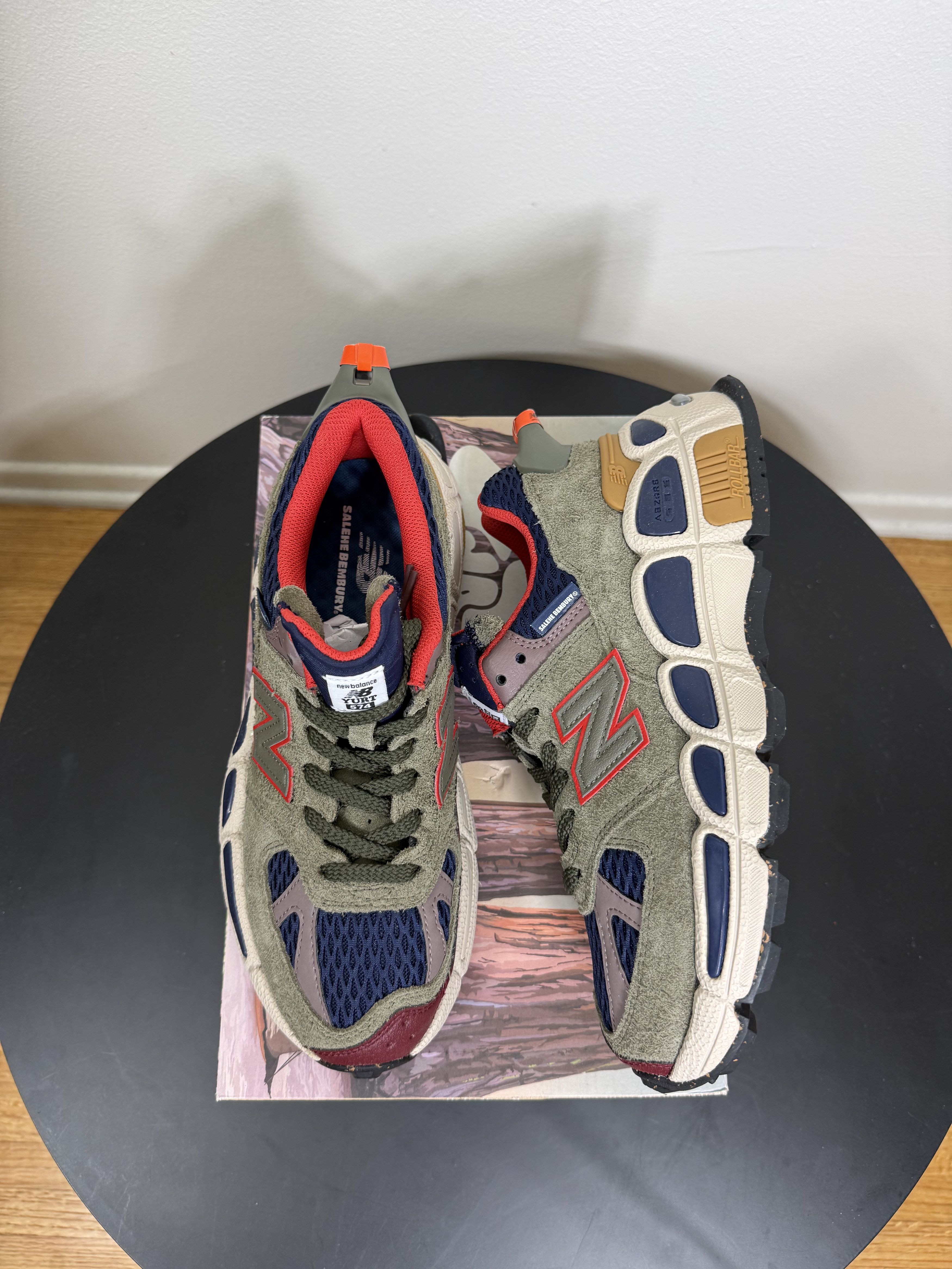 New Balance × Salehe Bembury New Balance Collan 574 YURT Size US 9 / EU 42 - 4 Thumbnail