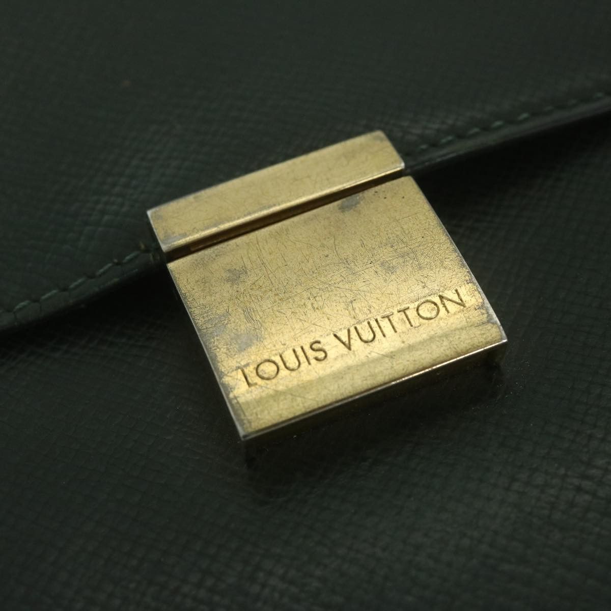 Louis Vuitton LOUIS VUITTON Taiga Porte Documents Angara Bag Epicea M30774 Size ONE SIZE - 9 Thumbnail