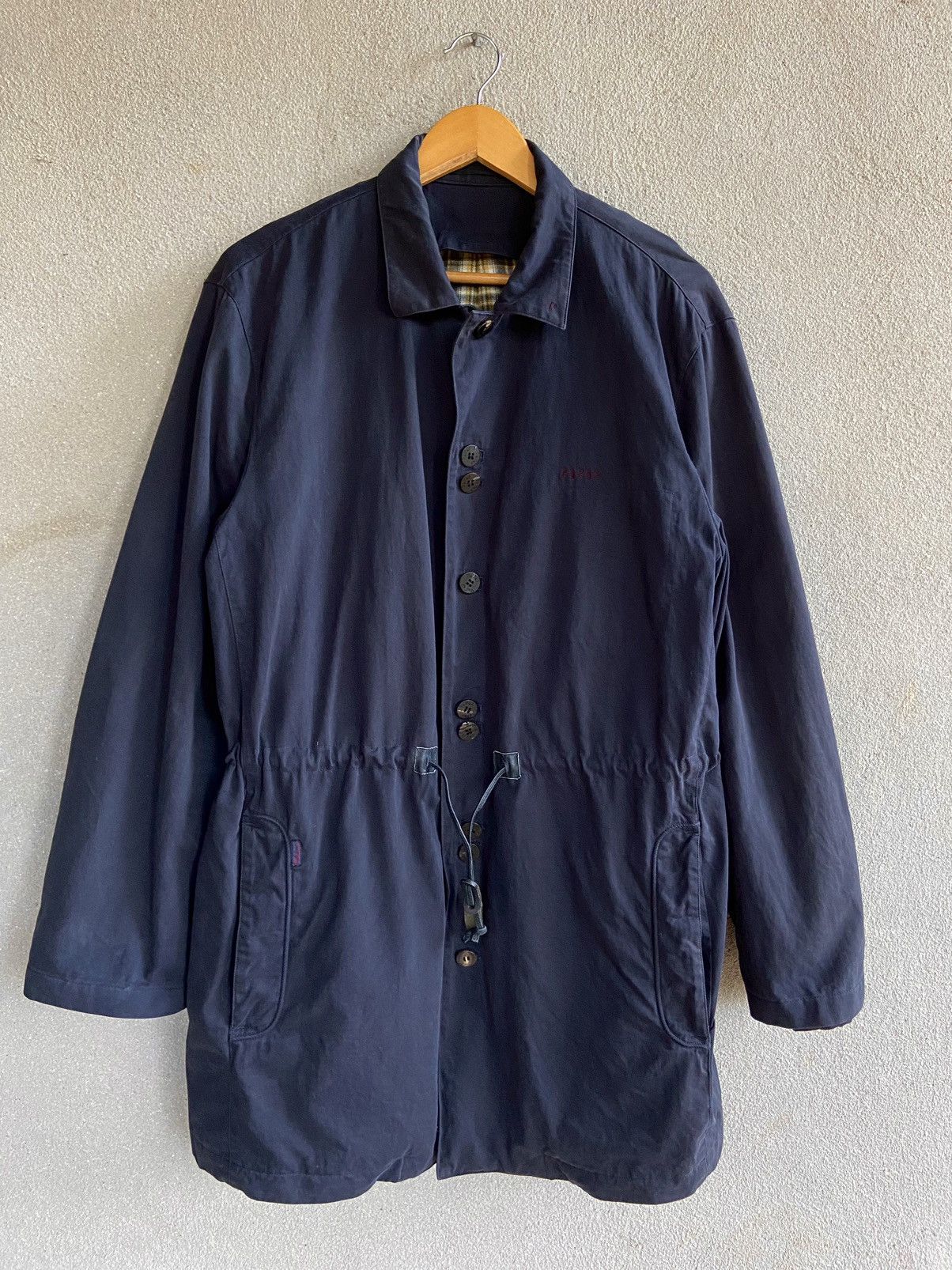 Japanese Brand Vintage Papas drawstring coat jacket Size US L / EU 52-54 / 3 - 1 Thumbnail