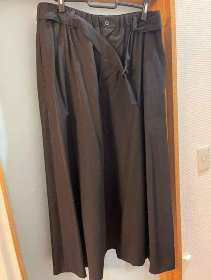 yohji yamamoto POUR HOMME/19ss gabardine skirt