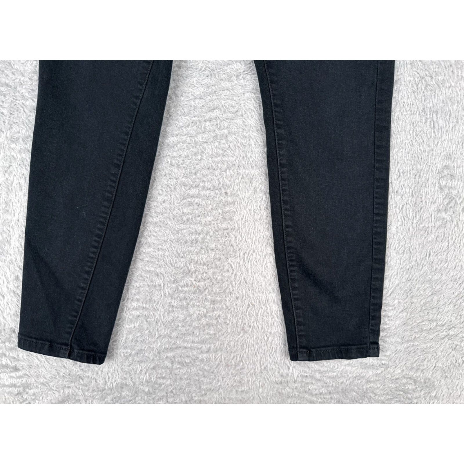 Vintage Universal Thread Jeans Womens Highest Rise Skinny Black Denim Cotton 27x26 6 Size 28" / US 6 / IT 42 - 2 Thumbnail
