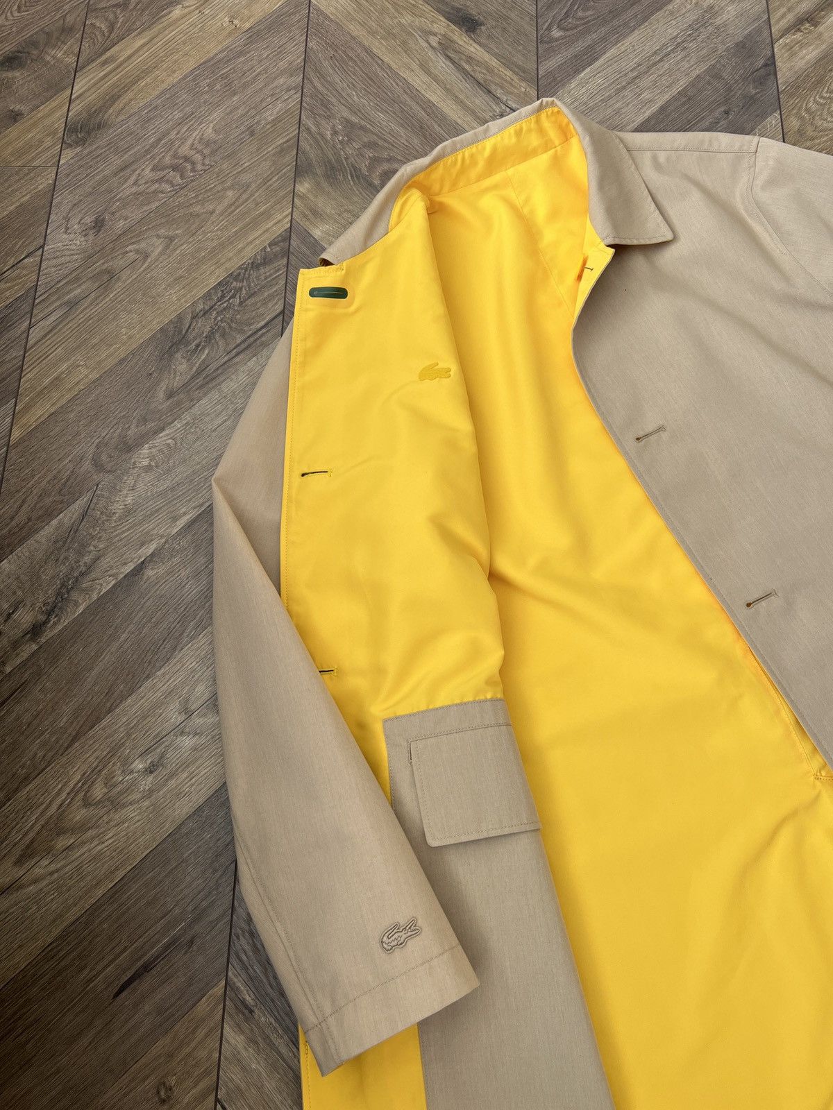 Lacoste × Vintage Vintage Lacoste Reversible Water Resistant Coat Size US S / EU 44-46 / 1 - 9 Thumbnail