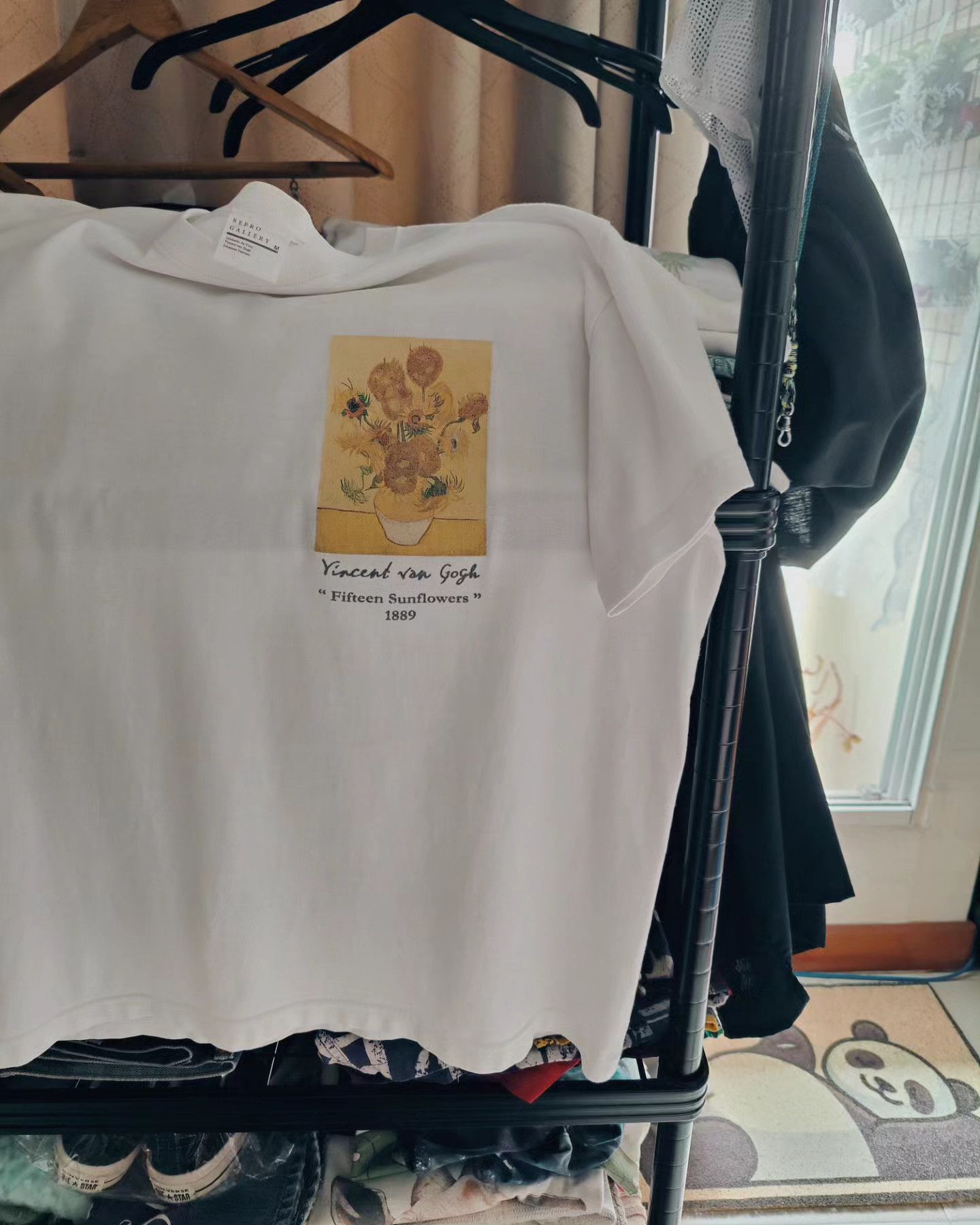 Designer Vincent Van Gogh 🌻 "Fifteen Sunflowers" 1889 Size US M / EU 48-50 / 2 - 1 Thumbnail