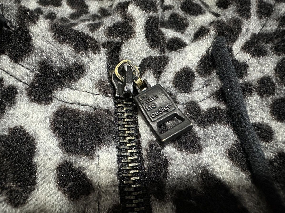 Hysteric Glamour × Japanese Brand × Seditionaries 🔥Sick Y2K Semantic Design Zip Hoodie Black Leopard Goth Punk Size US L / EU 52-54 / 3 - 12 Thumbnail