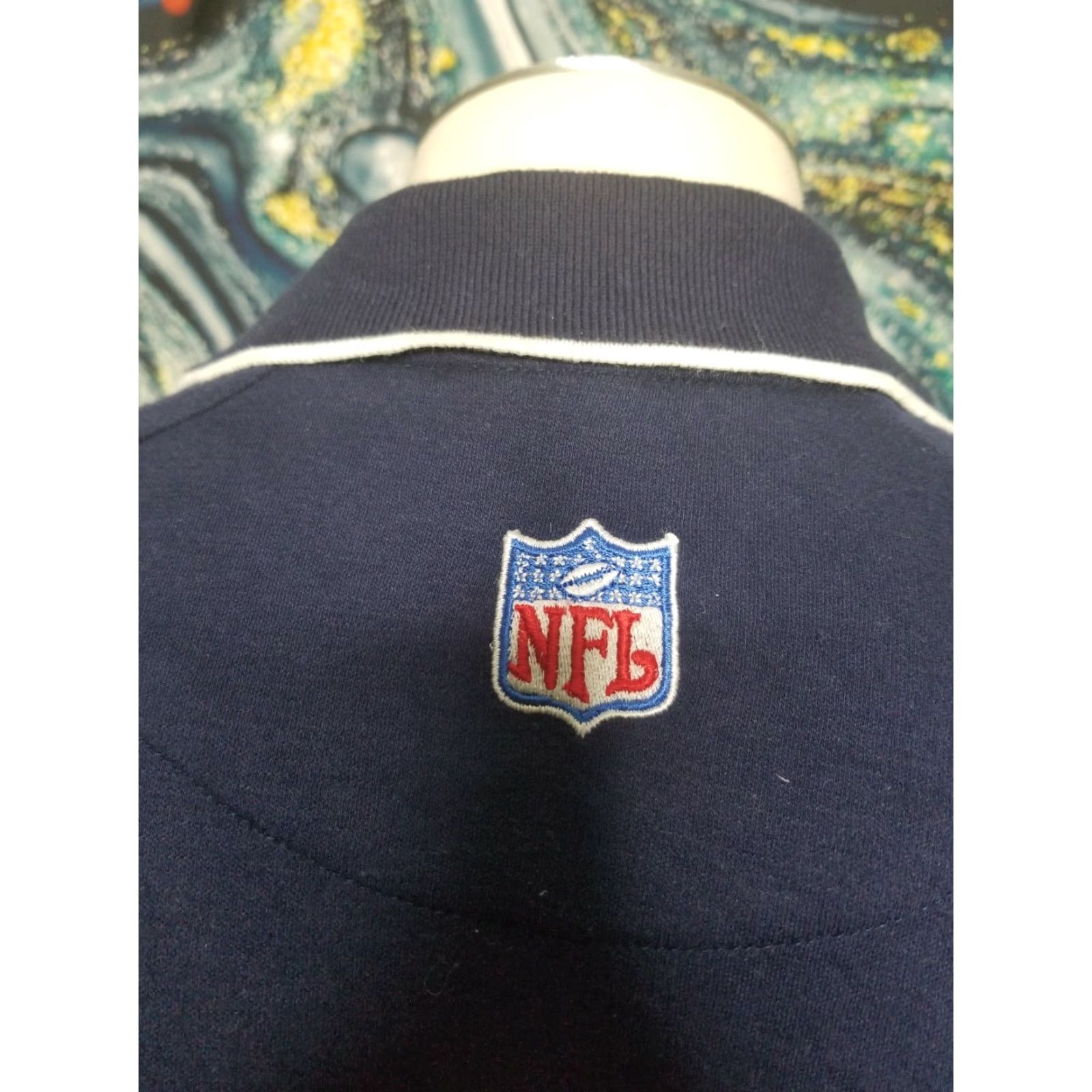 Reebok Retro Reebok Mens 2XL Short Sleeve Dallas Cowboys NFC East Polo Shirt Size US XXL / EU 58 / 5 - 4 Thumbnail
