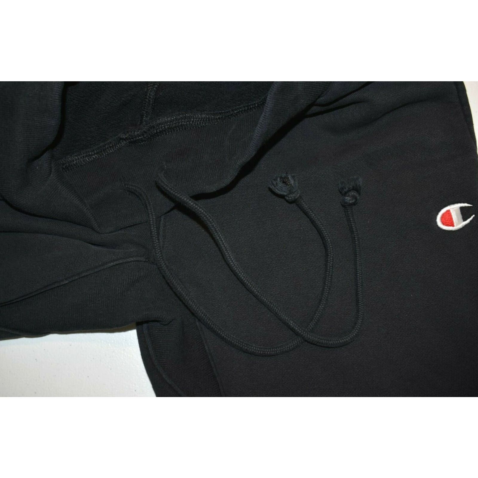 Champion Champion Sweatpants Joggers Black Unisex Adults Small Regular Inseam 30in Tapered Elastic Waist Pockets Heavyweight Cotton Blend Joggers Size 28" / US 6 / IT 42 - 4 Thumbnail