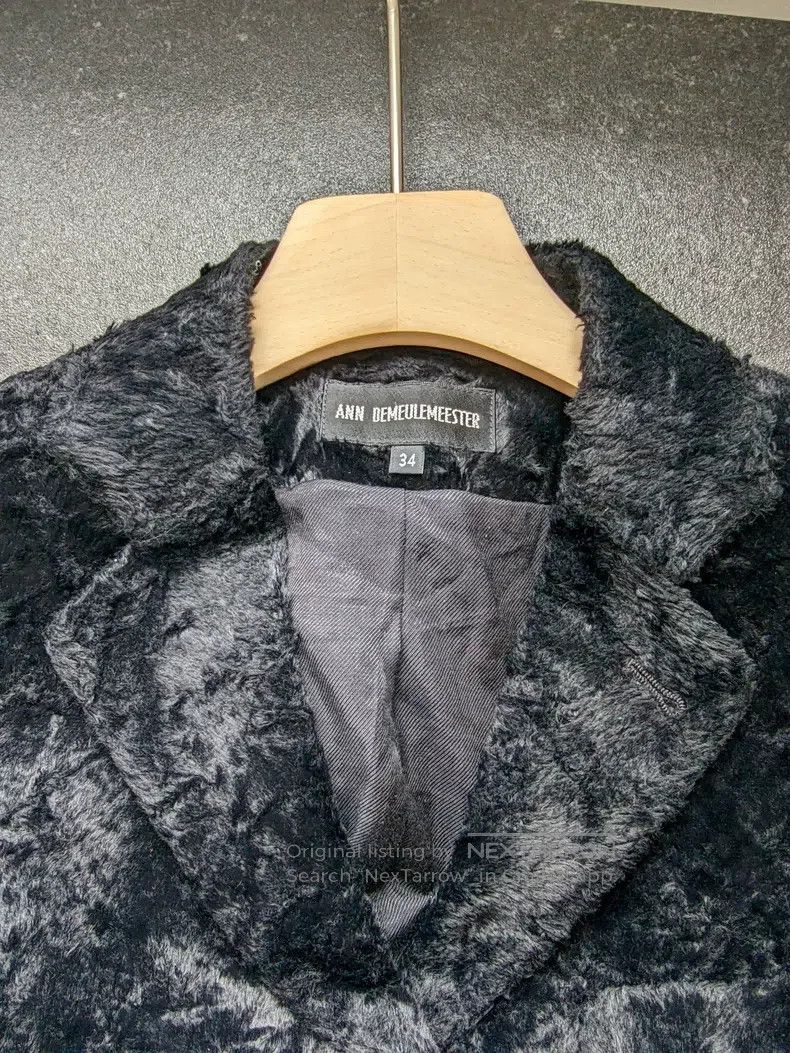 Ann Demeulemeester Ann Demeulemeester Women's Velvet Jacket, Trench Coat Size M / US 6-8 / IT 42-44 - 4 Thumbnail