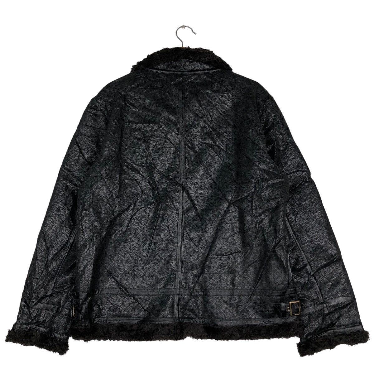 Hysteric Glamour 🔥Vtg Shearling Leather Jacket Mink Fur Lining Body Mane Size US L / EU 52-54 / 3 - 8 Thumbnail