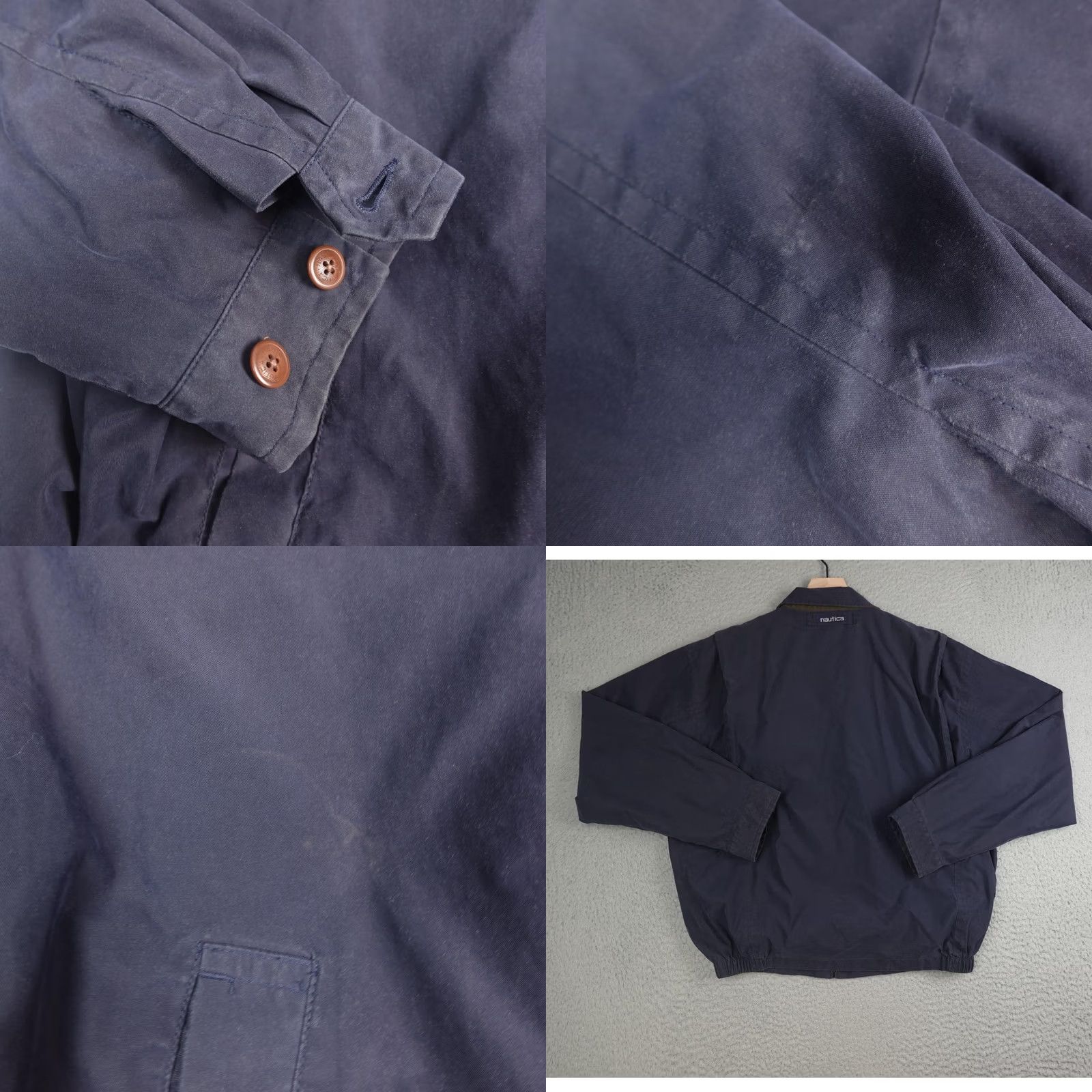 Nautica VINTAGE Nautica Jacket Mens XL Navy Blue Plaid Lined Windbreaker Outdoor 90s Size US XL / EU 56 / 4 - 8 Thumbnail