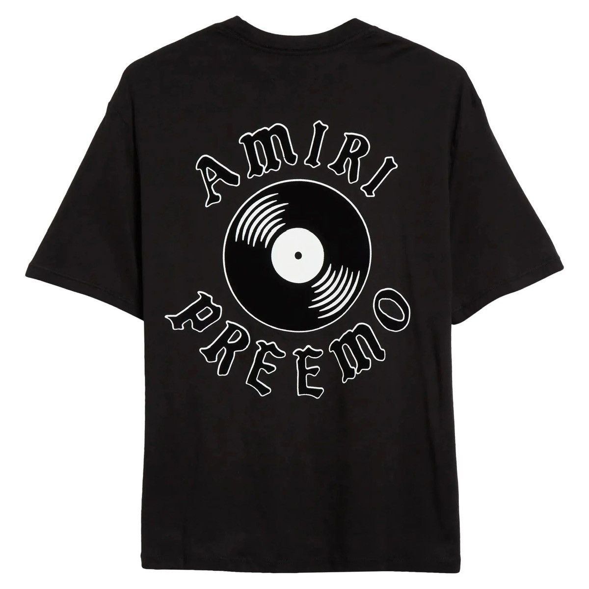 Amiri Amiri Preemo Record Tee Black Size US XS / EU 42 / 0 - 1 Thumbnail