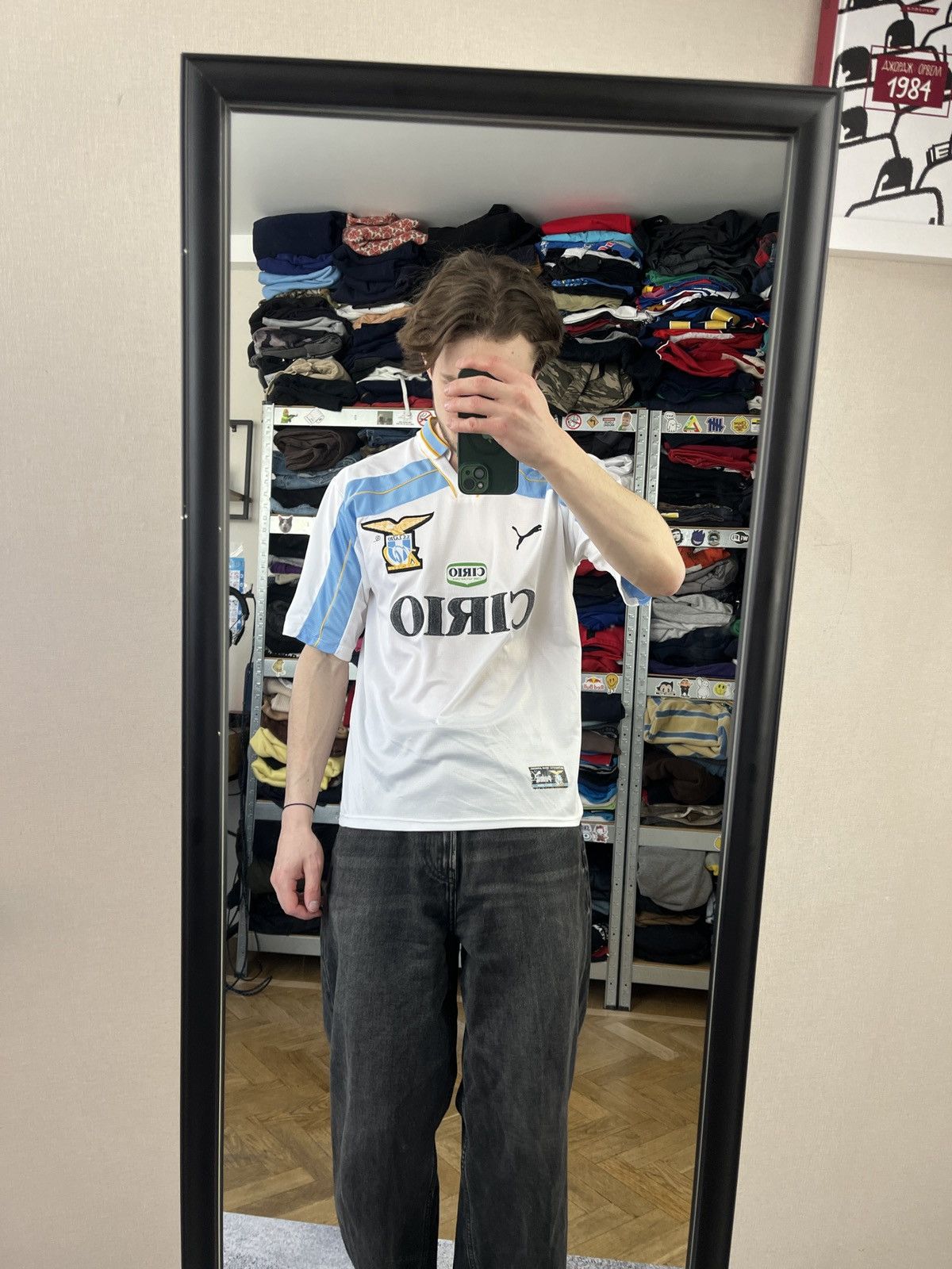Puma Vintage Puma SS Lazio 1999/2000 Away Shirt Jersey Size US S / EU 44-46 / 1 - 2 Thumbnail