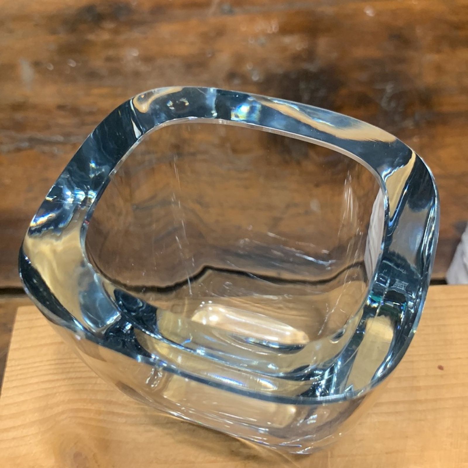 Vintage Sweden 30's-60's crystal glass bowl vase possibly Stromberg Size ONE SIZE - 3 Thumbnail