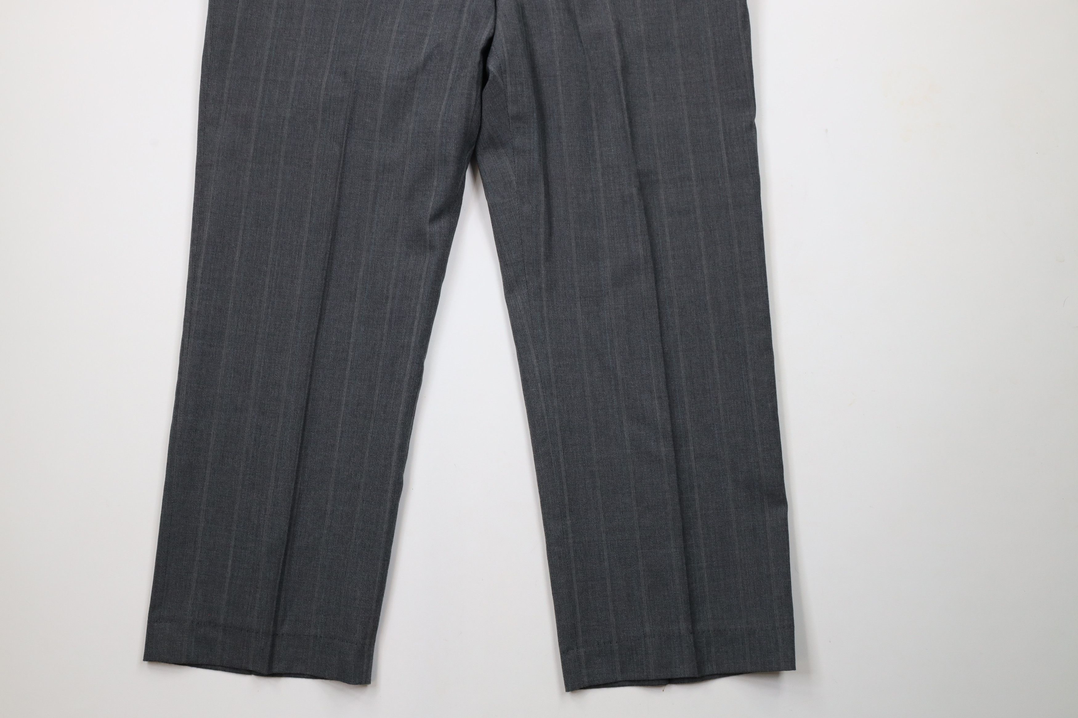 Vintage Vintage 90s Streetwear Striped Wide Leg Chino Pants USA Size US 38 / EU 54 - 4 Thumbnail