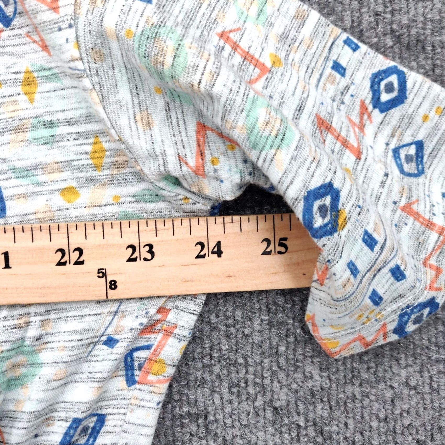 Vintage LuLaRoe T-Shirt Womens 2XS Gray Simply Comfortable Tunic Geometric Hi-Low Size XXS / US 00 / IT 34 - 6 Thumbnail