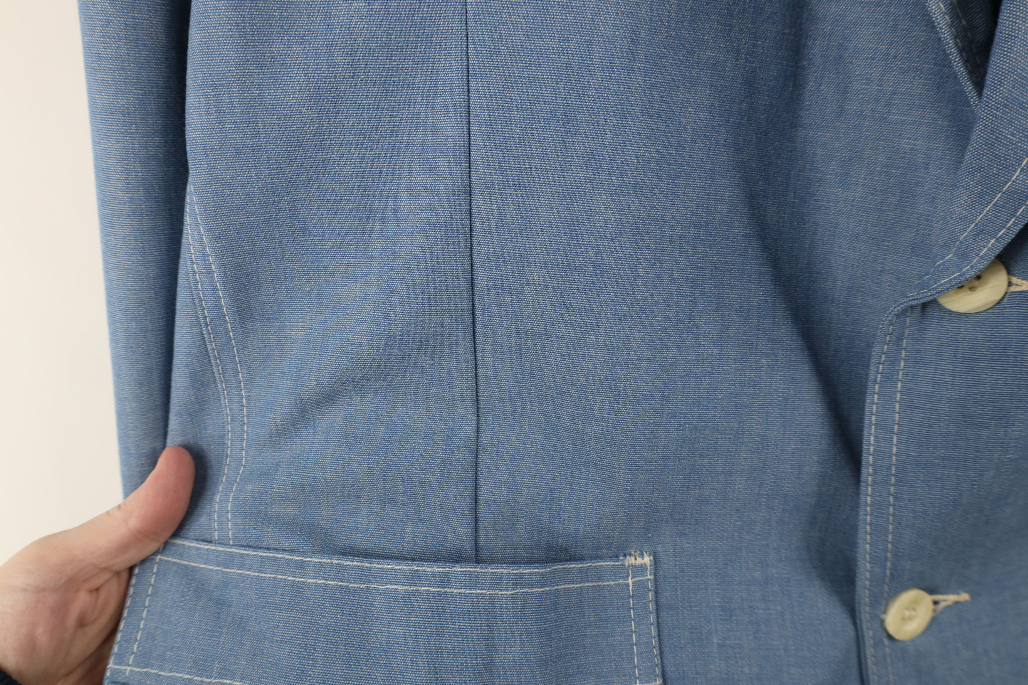 Vintage Vintage 70s Streetwear Denim 2 Button Suit Coat Jacket USA Size US L / EU 52-54 / 3 - 7 Thumbnail