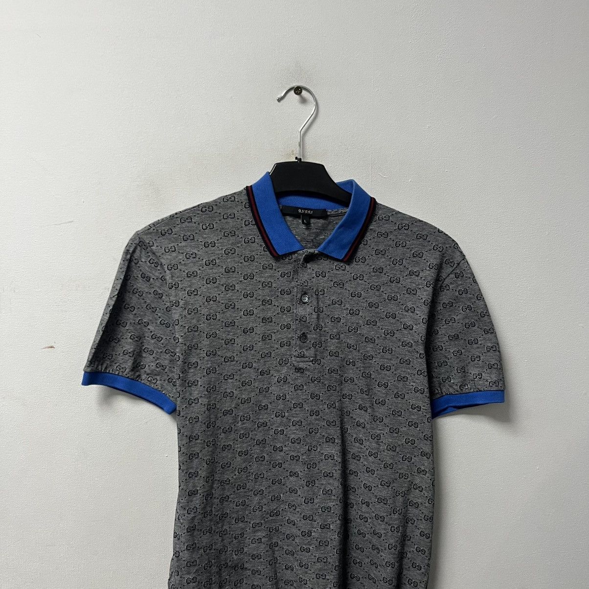 Gucci Vintage Gucci Polo T-Shirt Size US L / EU 52-54 / 3 - 3 Thumbnail