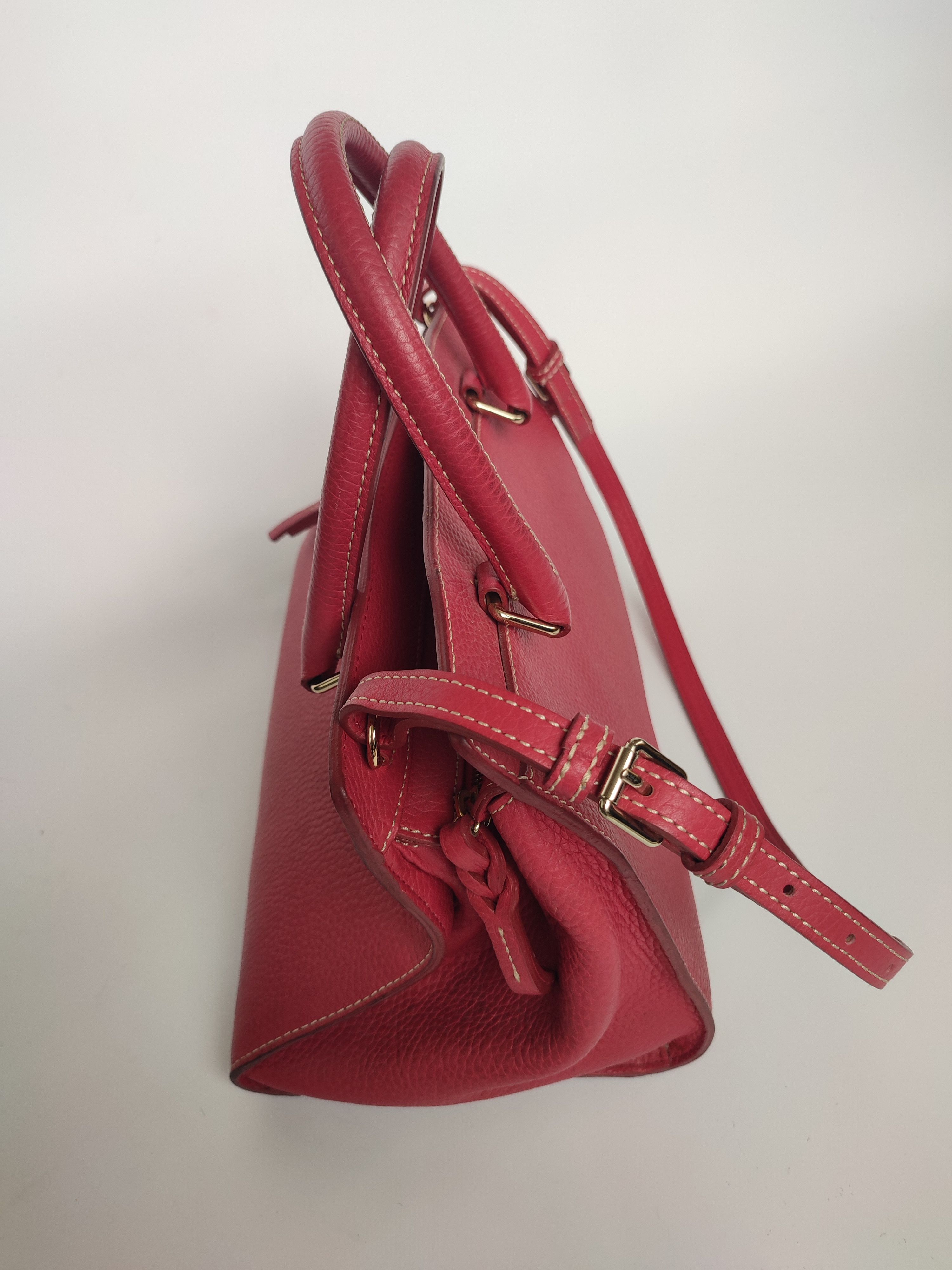 Dooney & Bourke DOONEY & BOURKE RED LEATHER HANDBAG Size ONE SIZE - 11 Thumbnail