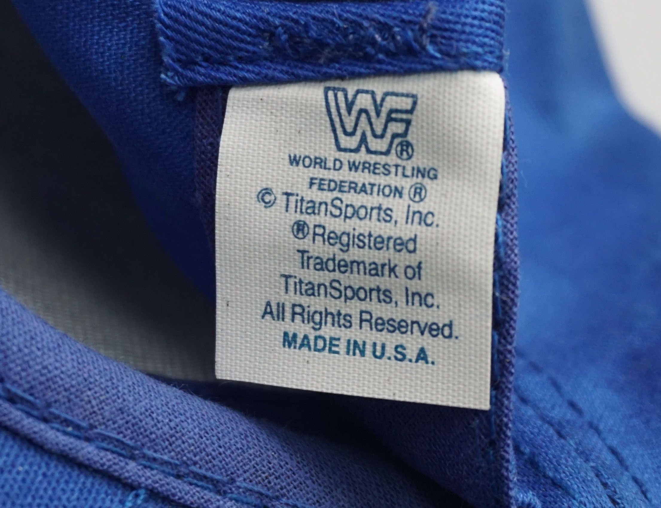 Vintage × WWE × WWF WWF "World Wrestling Federation" Cap Made in USA Size ONE SIZE - 5 Thumbnail
