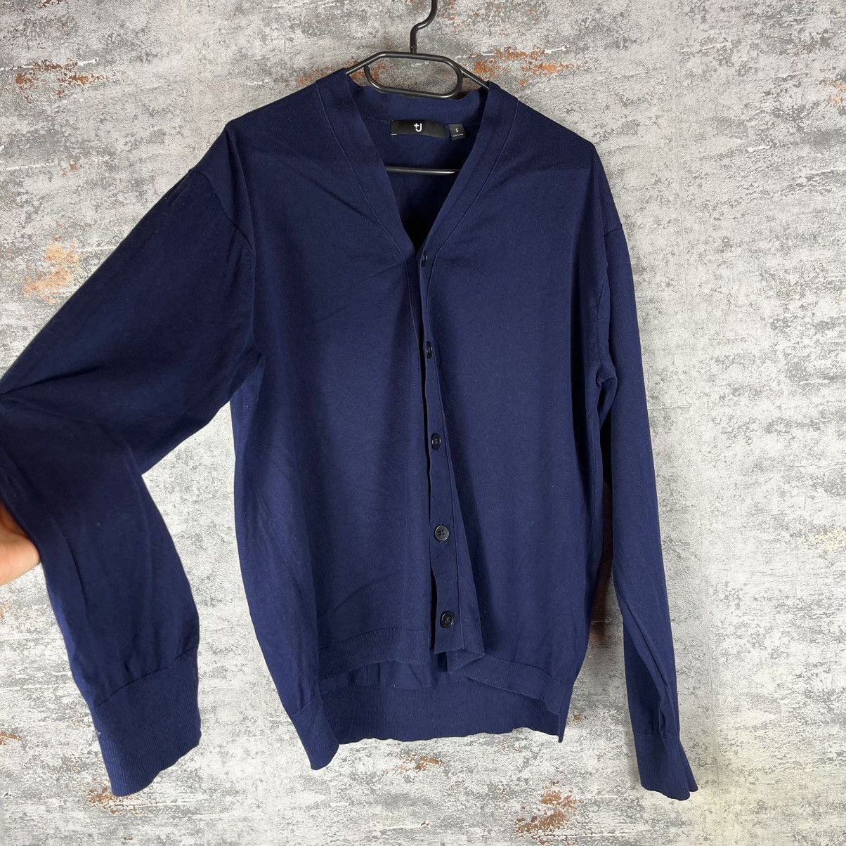 Jil Sander × Uniqlo Jil Sander x Uniqlo Silk Long Sleeve Cardigan Sweater Navy Size US S / EU 44-46 / 1 - 2 Thumbnail
