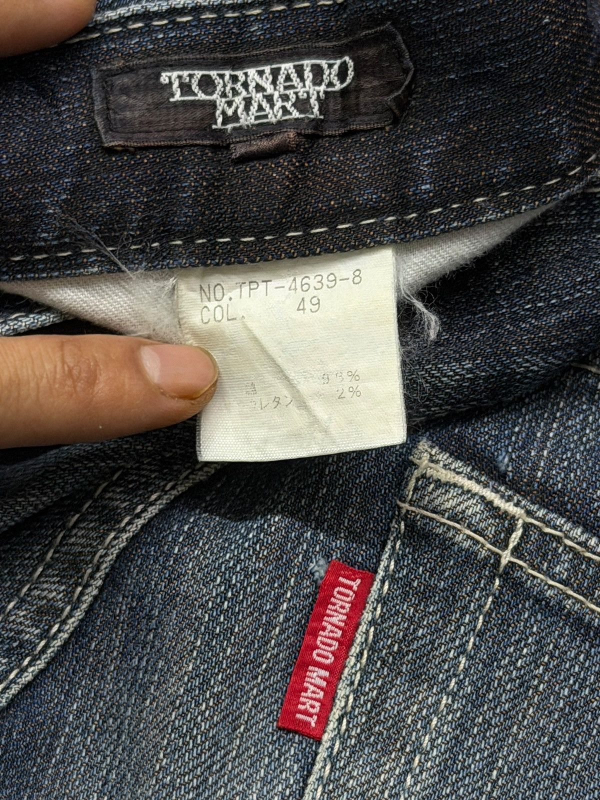 Tornado Mart Vintage 00s Tornado Mart Flared Bootcut Archive Denim Jeans Size US 31 - 11 Thumbnail