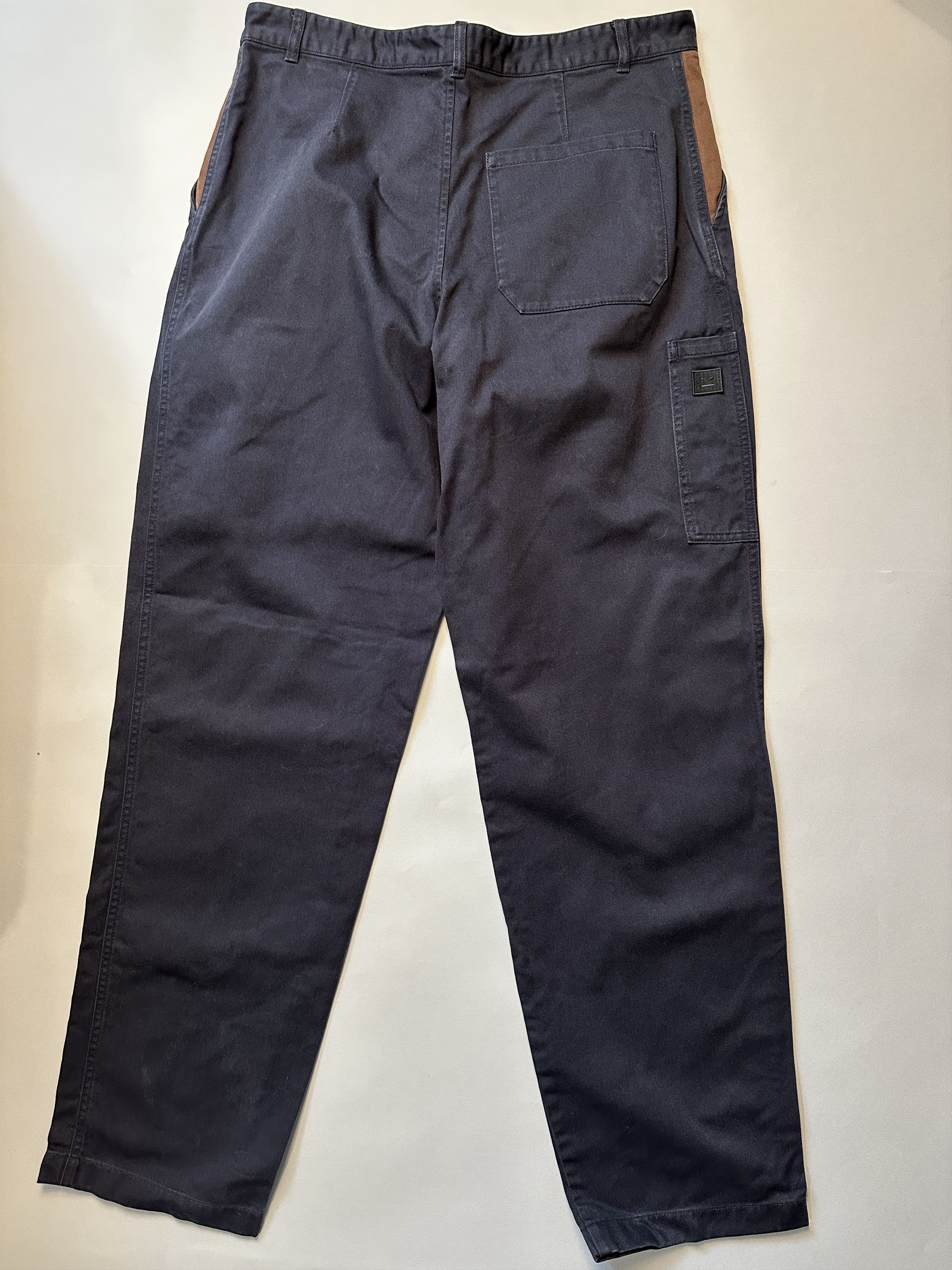 Acne Studios Acne Studios Workwear trousers Navy/Dark brown Size US 34 / EU 50 - 9 Thumbnail