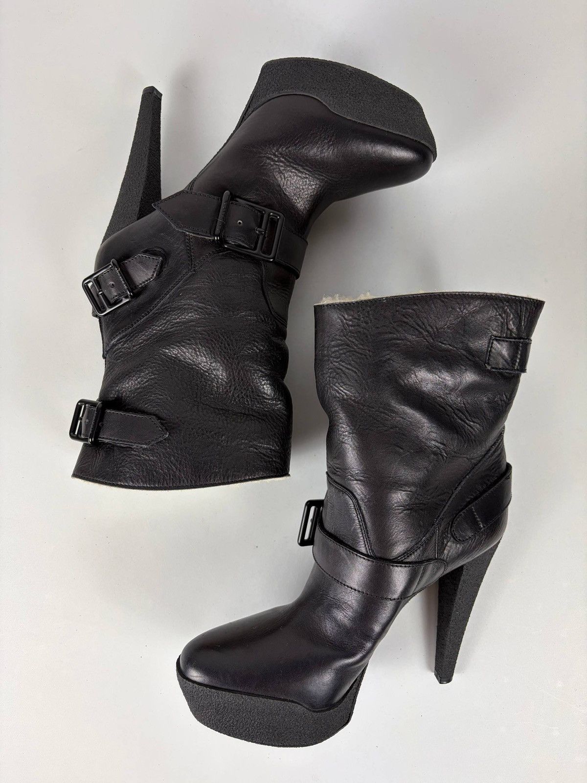 Burberry Burberry aviator fur boots Size US 11 / IT 41 - 6 Thumbnail
