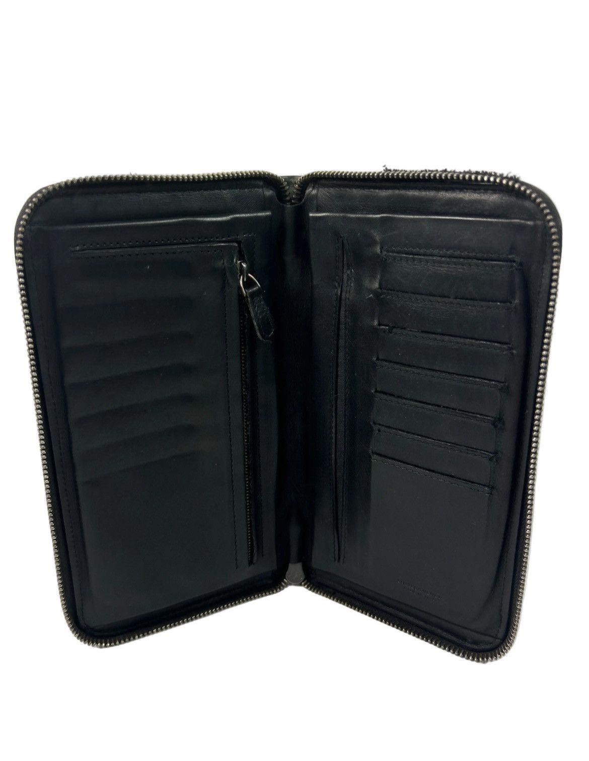 Bottega Veneta Bottega Veneta Black Leather Zippy Wallet - Clutch Size ONE SIZE - 5 Thumbnail