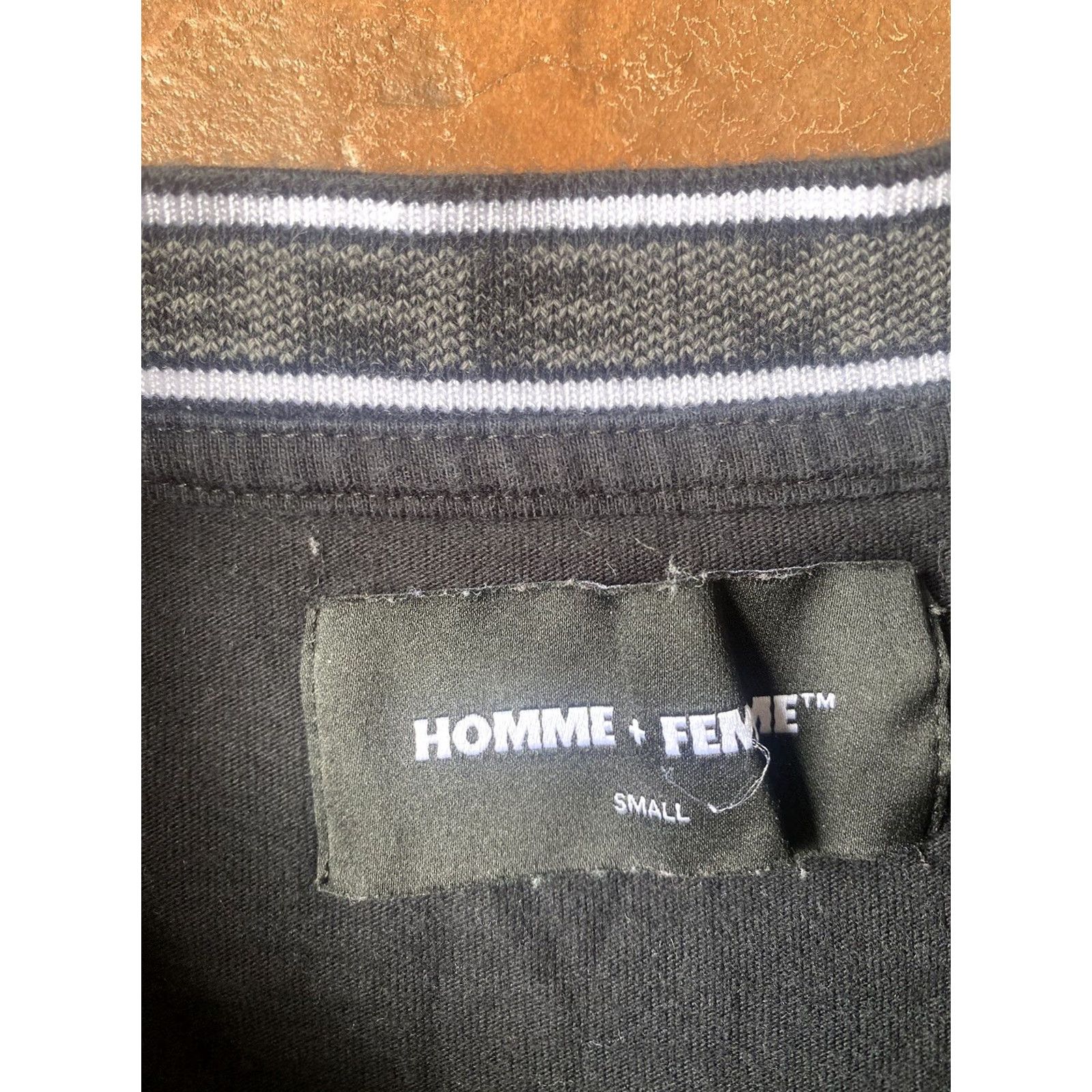 Vintage Homme + Femme Made on Earth T-Shirt Small Black Streetwear Mens XL Short Sleeve Crew Neck Logo Graphic Print Fashion Designer Top Tee Size US XL / EU 56 / 4 - 2 Thumbnail