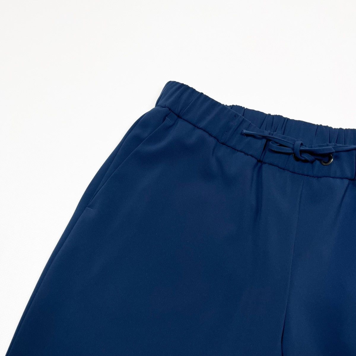 Akris Akris Punto Navy Blue Elastic Waist Tapered Pants Size US 12 Size 34" / US 12 / IT 48 - 19 Thumbnail