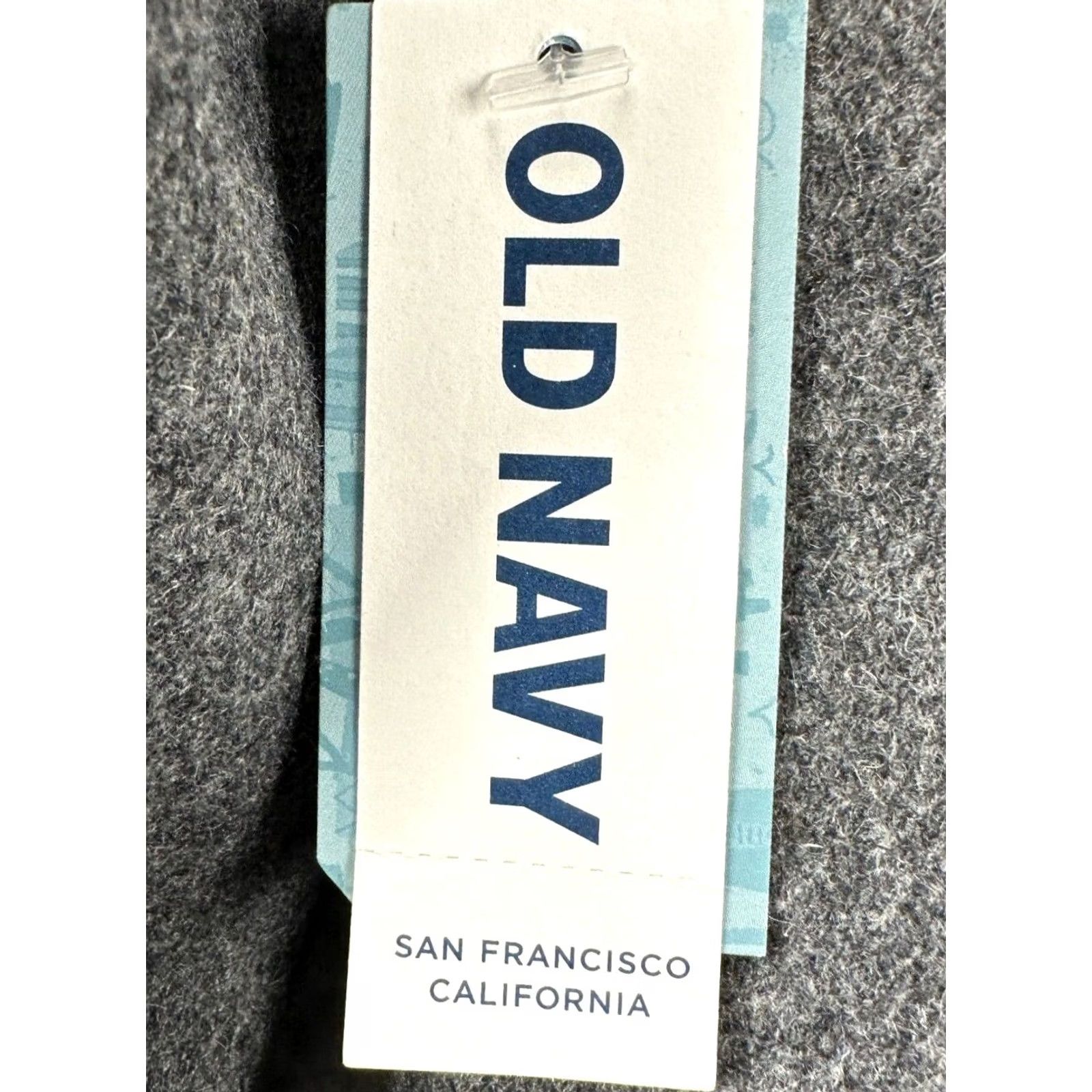 Old Navy Old Navy Jacket Womens XS Grey Wool Blend Toggle Button Faux Fur Hooded Coat NEW Size XS / US 0-2 / IT 36-38 - 2 Thumbnail