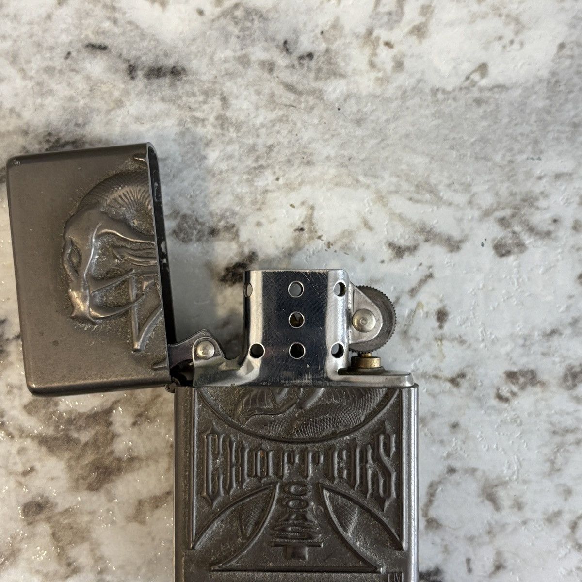 West Coast Choppers Vintage West Coast Choppers 2006 Snake Logo Zippo Rare Y2K Size ONE SIZE - 3 Thumbnail