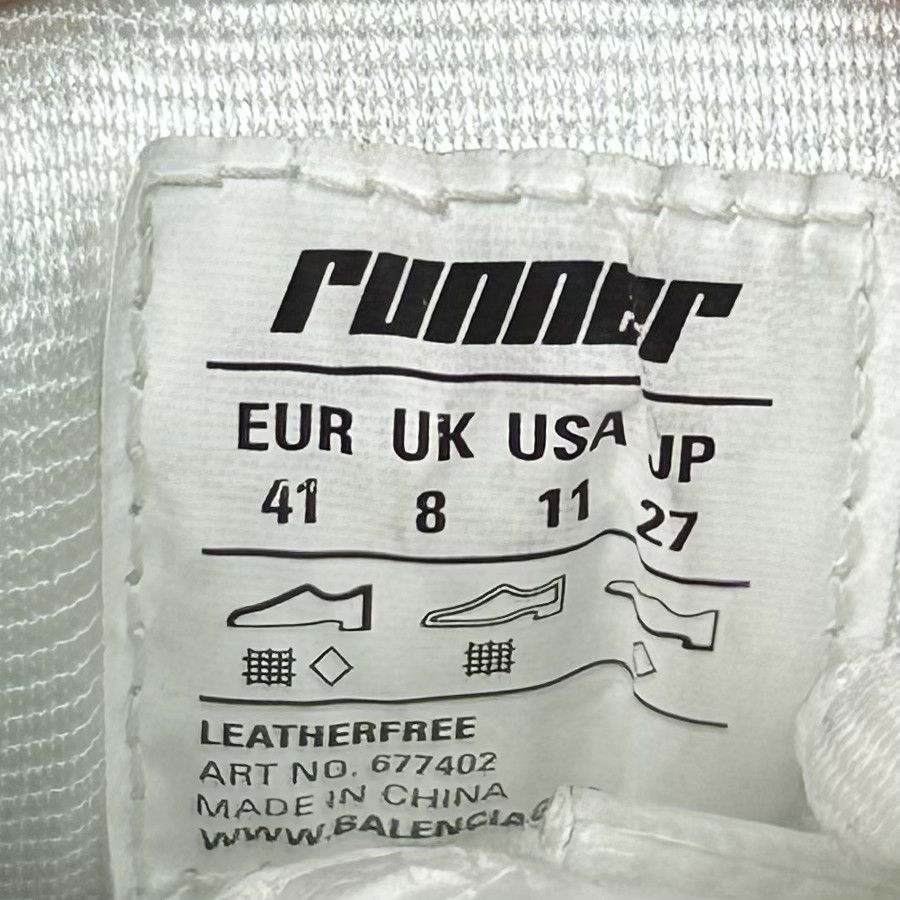 Balenciaga Balenciaga Runner White Graffiti Size US 8 / EU 41 - 7 Thumbnail
