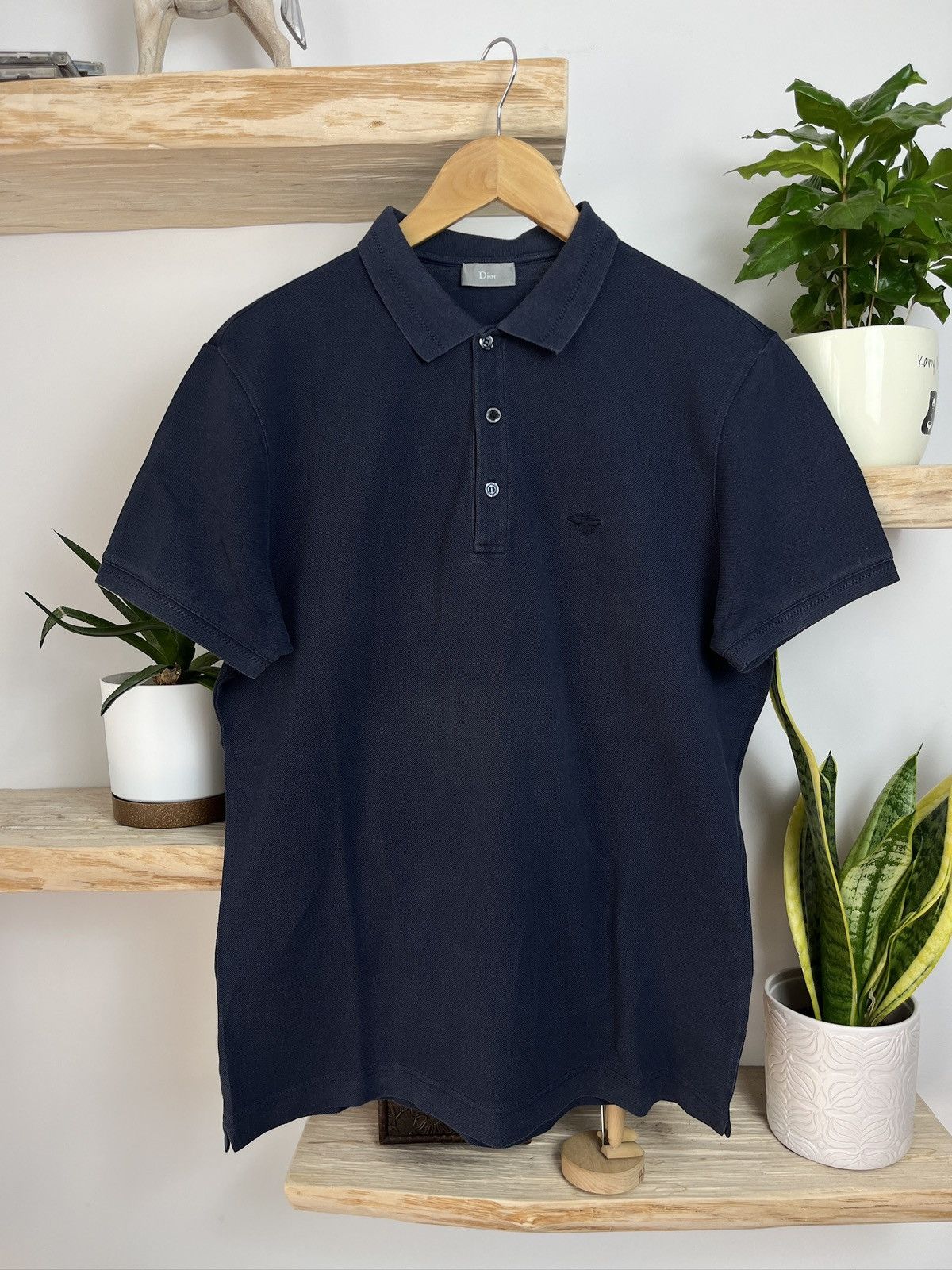 Dior × Hedi Slimane SS06 Dior Homme Union Jack Flag Striped Polo