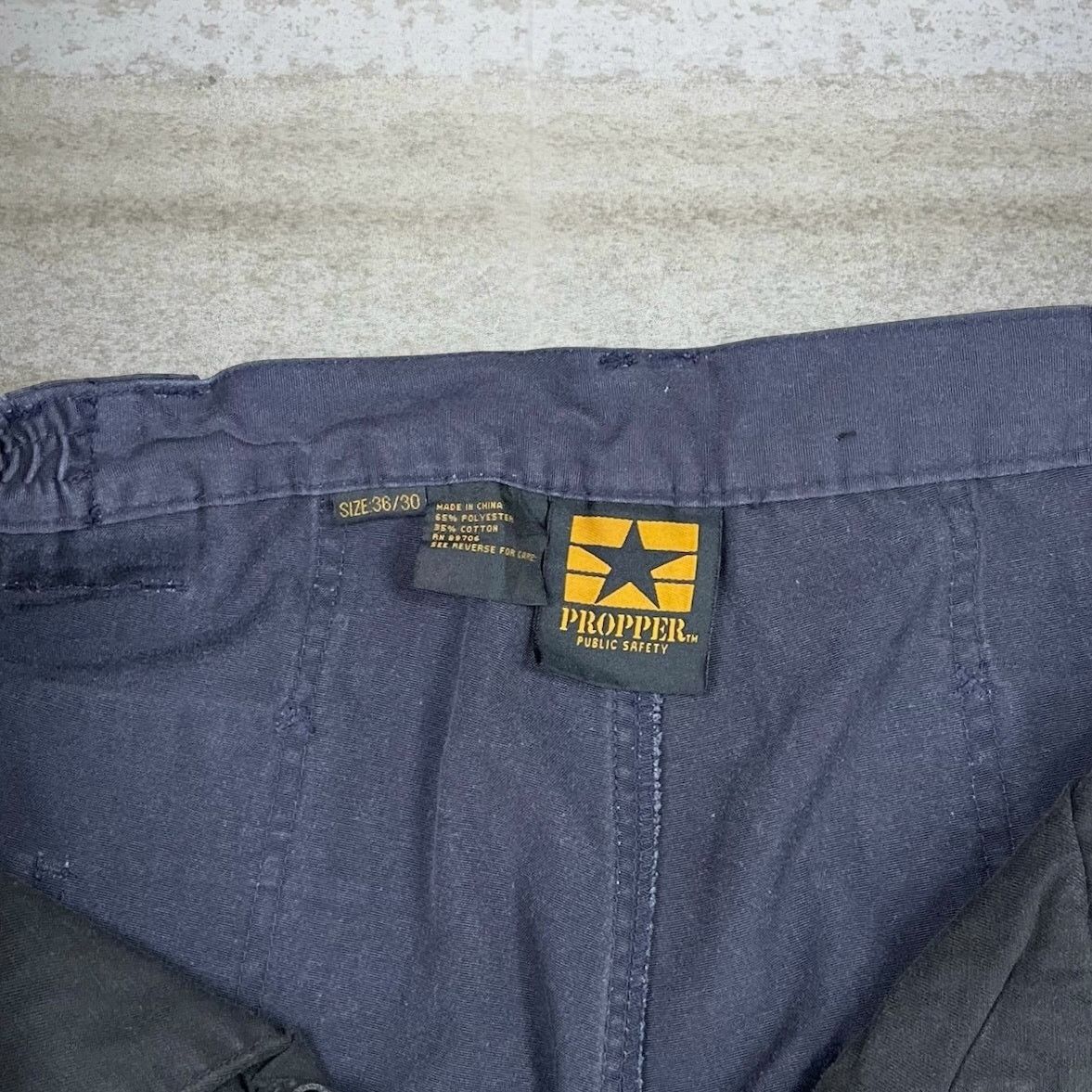 Propper Vintage 90s Tactical Pants 36x30 Navy Blue Cargo Pants Size US 36 / EU 52 - 4 Thumbnail