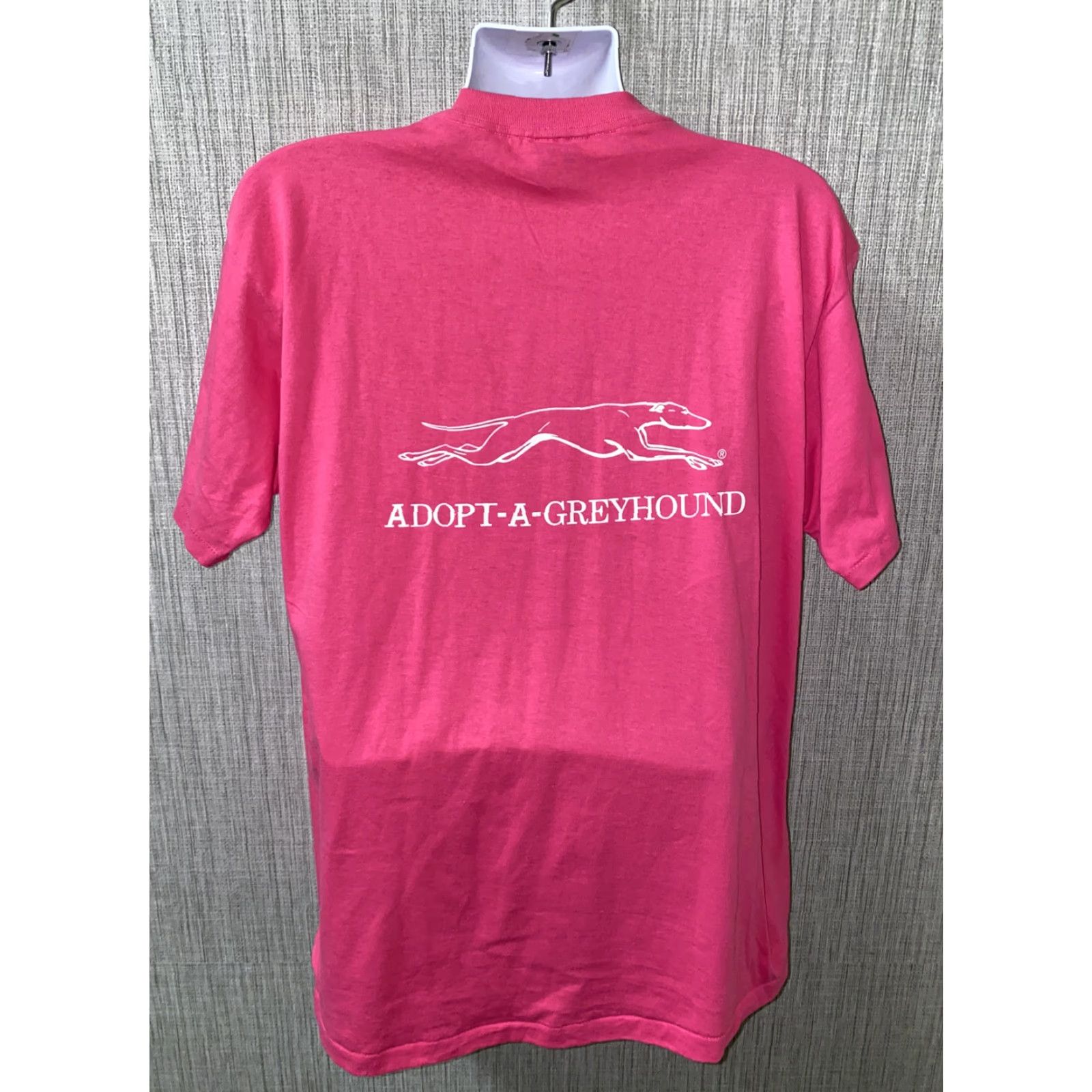 Vintage VINTAGE Oneita Power-T Mens Pink Short Sleeve AZ Dog Adoption T-Shirt XL Size US XL / EU 56 / 4 - 4 Thumbnail