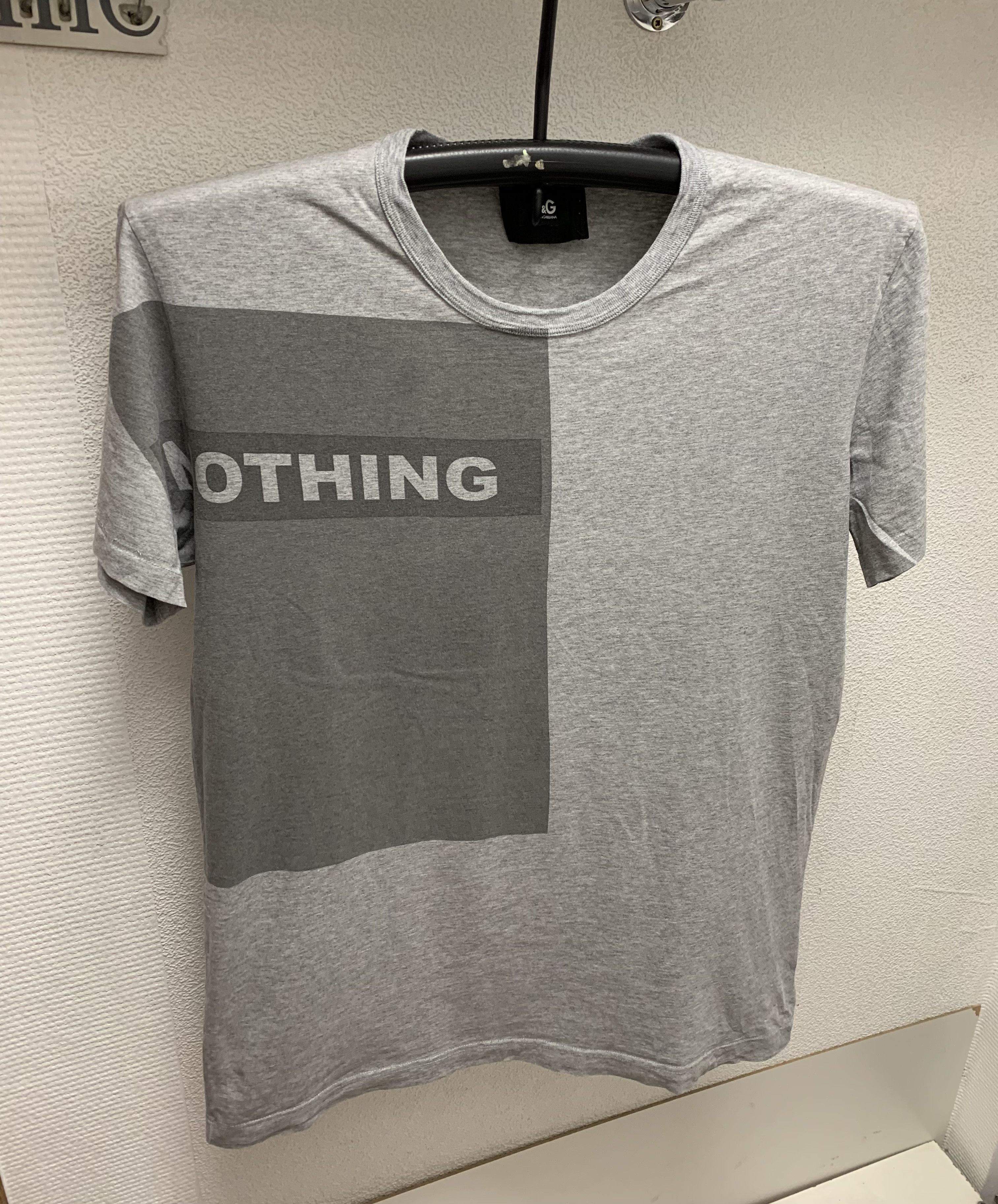 Dolce & Gabbana Dolce and Gabbana D&G grey big logo t-shirt 52 sz L Size US L / EU 52-54 / 3 - 1 Thumbnail