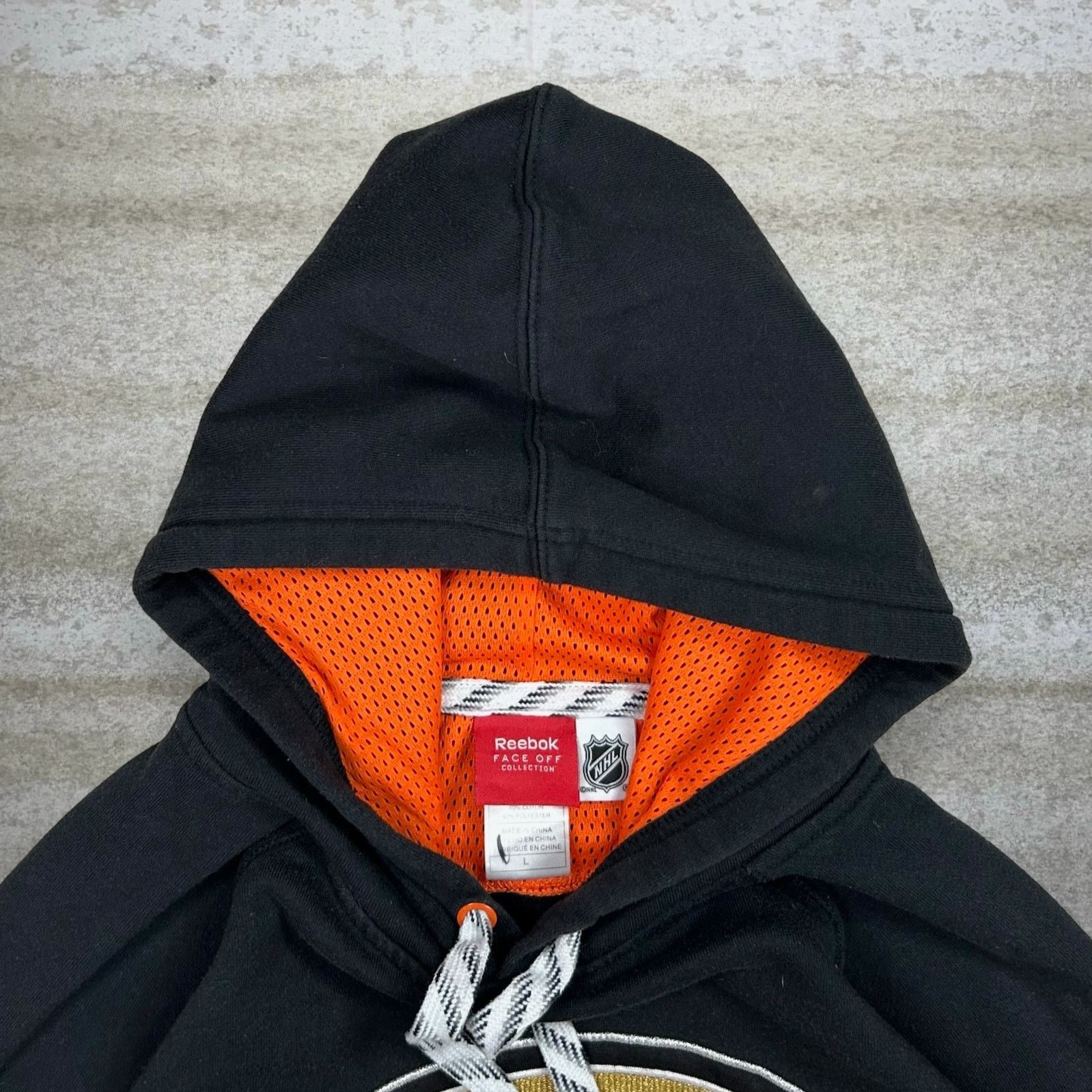 Reebok Vintage Y2K Reebok Anaheim Ducks Hoodie Men L Black Pullover Size US L / EU 52-54 / 3 - 3 Thumbnail