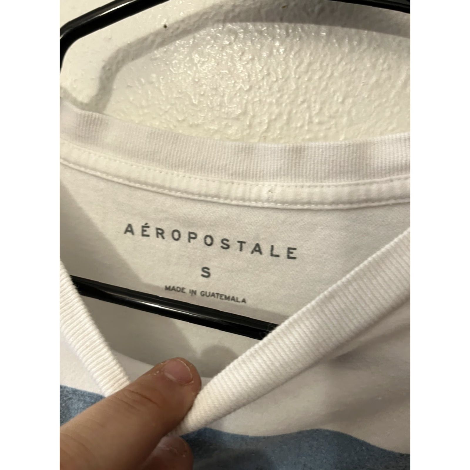 Aeropostale VINTAGE Aeropostale T-Shirt Shirt Mens S White Graphic Tee 90s Concert Casual Mens Small White Tee Size US S / EU 44-46 / 1 - 3 Thumbnail
