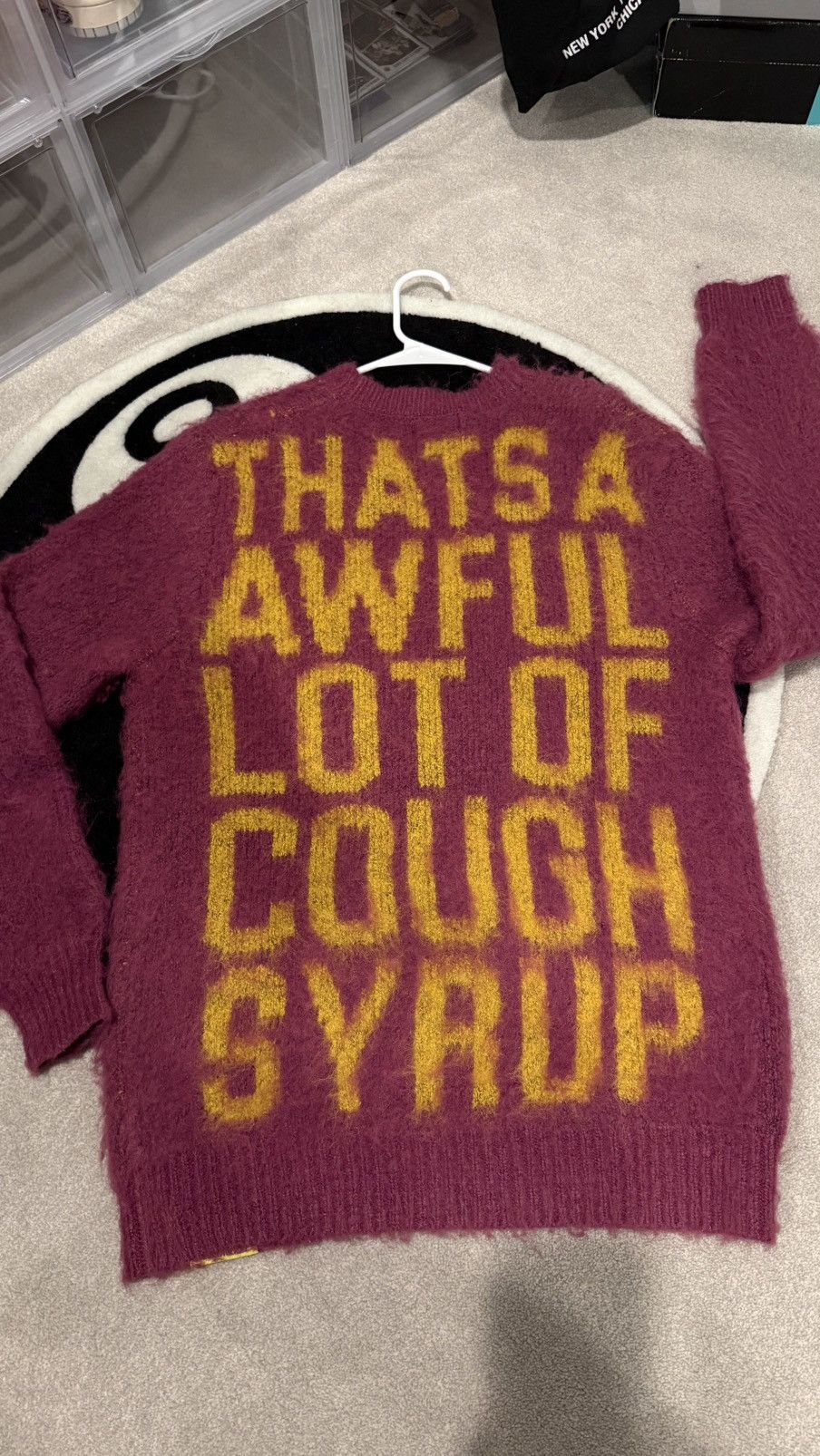 Awful Lot of Cough Syrup Awful Lot of Cough Syrup Mohair Crewneck Size US L / EU 52-54 / 3 - 2 Thumbnail