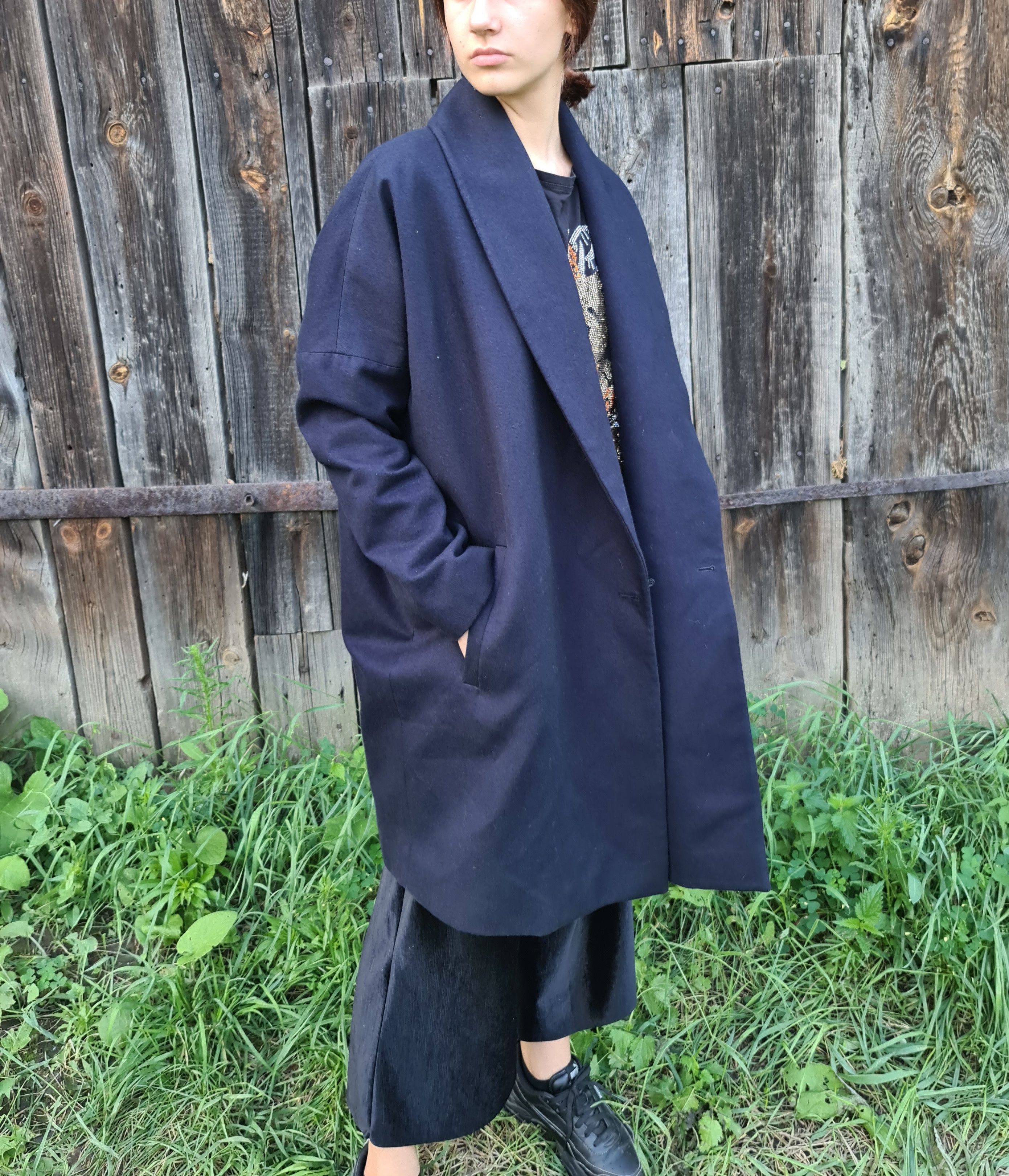 Allsaints Allsaints womens Oversize coat streetwear Size L / US 10 / IT 46 - 2 Thumbnail