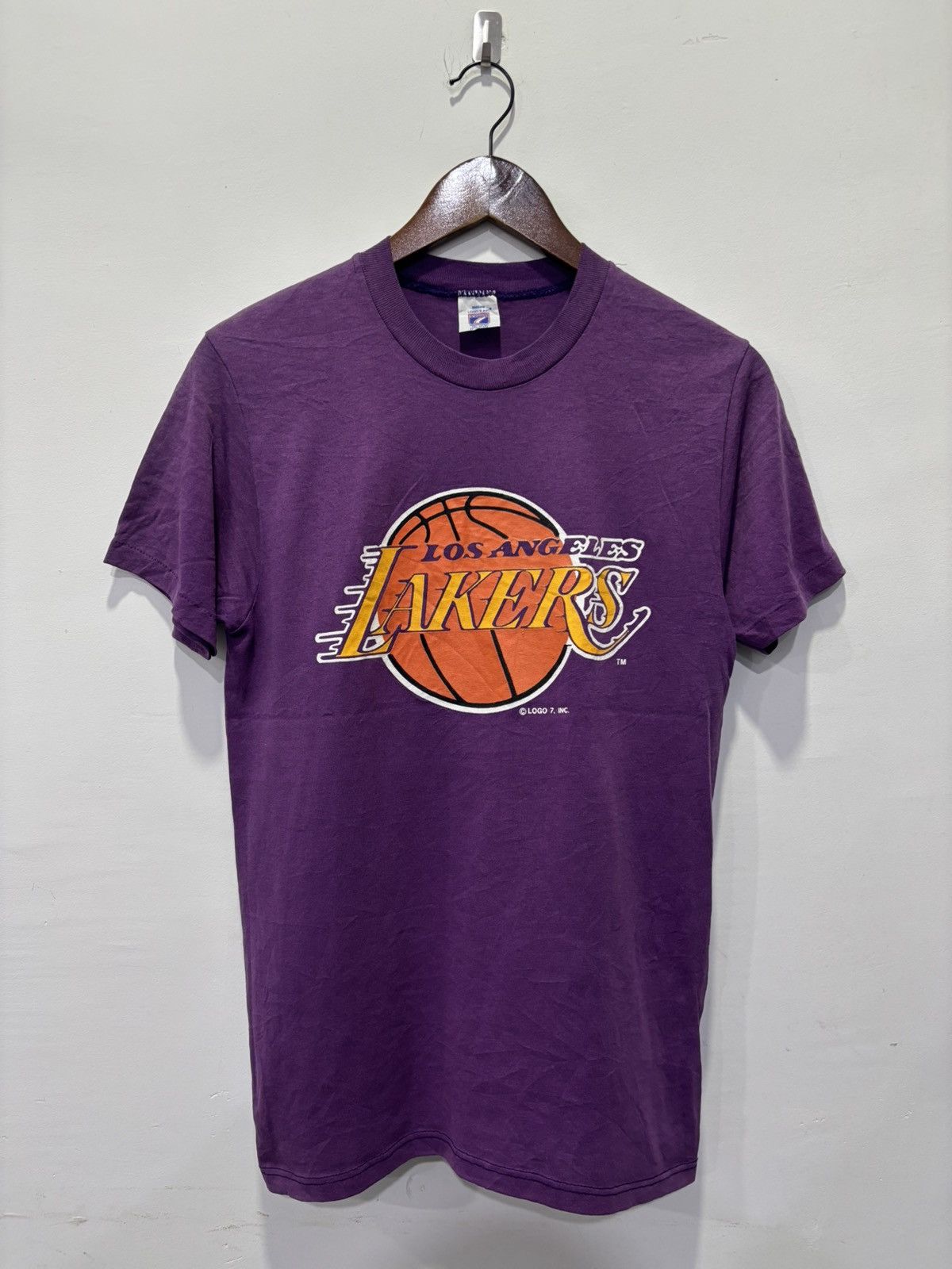 NBA × Vintage Vintage LA Lakers Tshirt Size US M / EU 48-50 / 2 - 1 Thumbnail