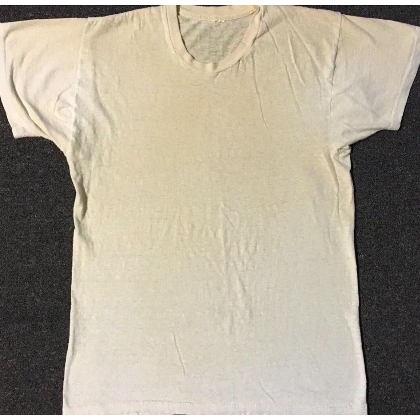 Thrasher VINTAGE Single Stitch T-Shirt Shirt USA S White 80s Grunge Biker Punk Distressed Thrashed 90s Mens XS? Size US S / EU 44-46 / 1 - 2 Thumbnail