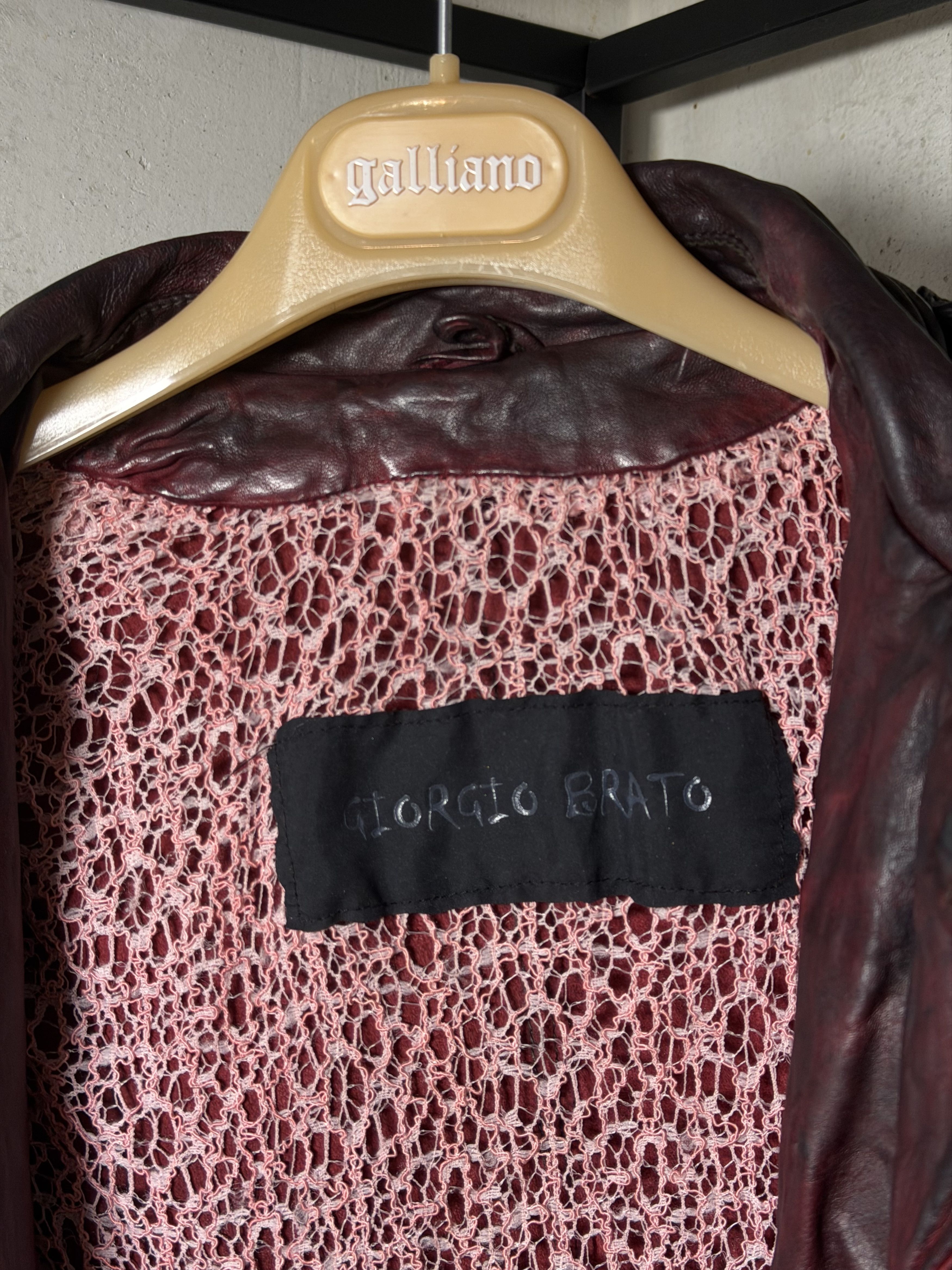 Giorgio Brato Giorgio Brato Sheep Skin Leather Biker Jacket Size M / US 6-8 / IT 42-44 - 9 Thumbnail